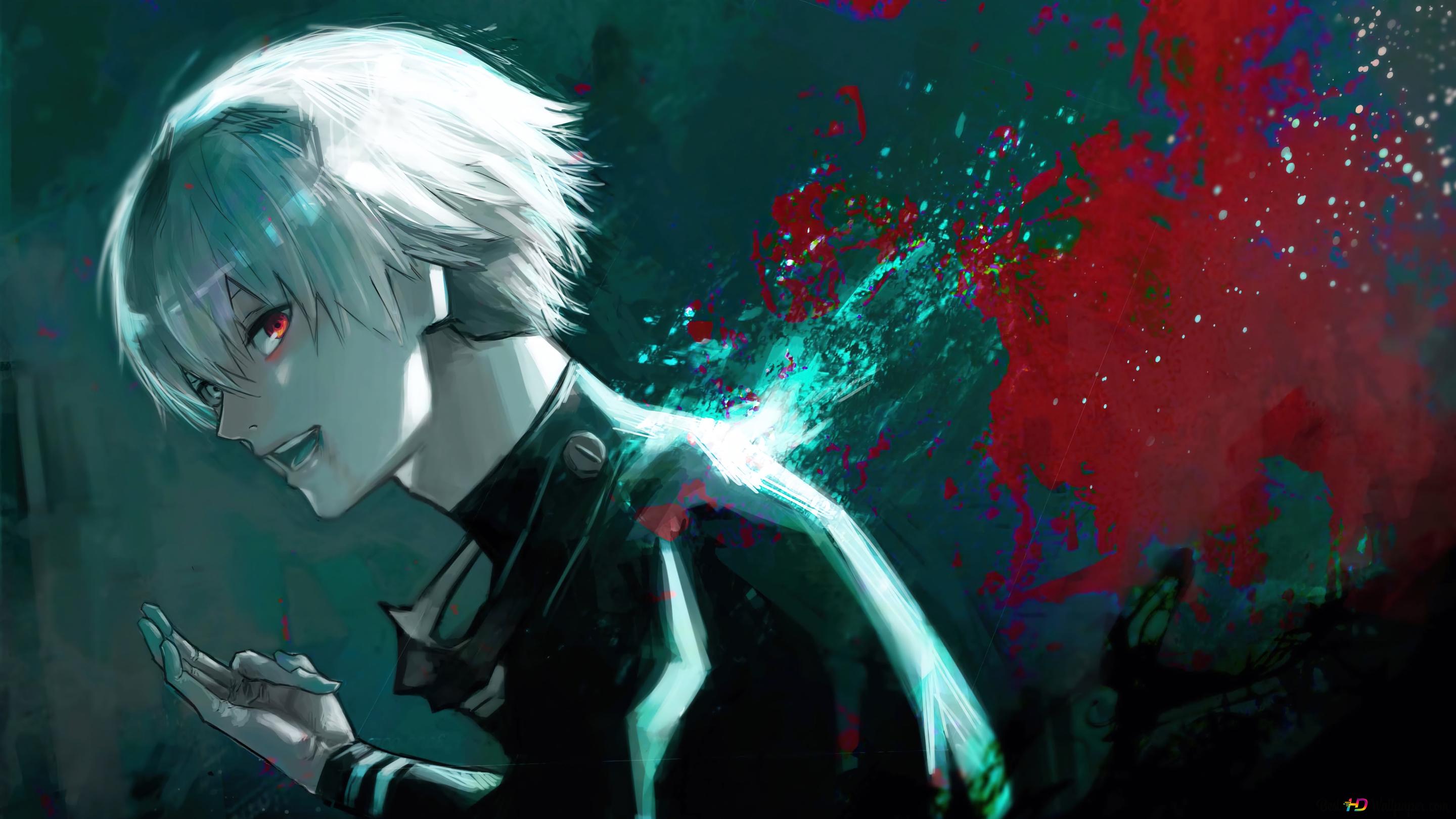 Tokyo Ghoul. Ken Kaneki 4K wallpaper download