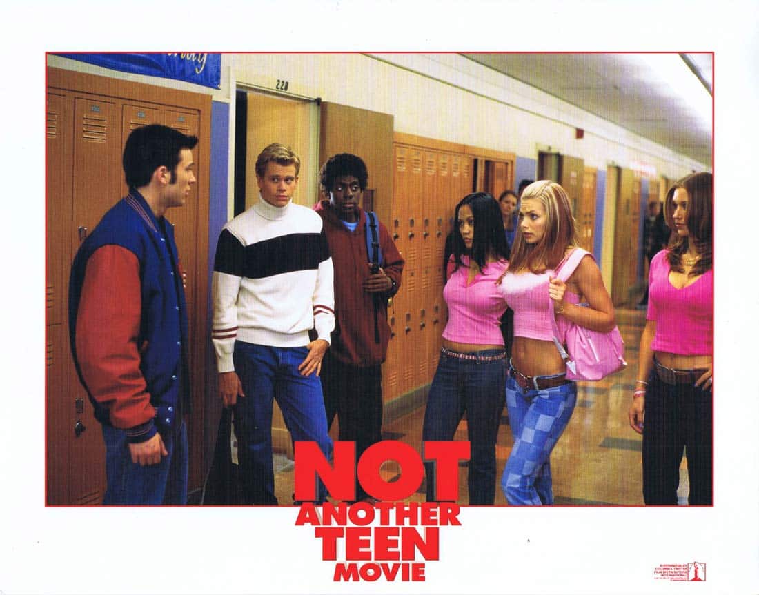 NOT ANOTHER TEEN MOVIE Original Lobby Card 1 Chyler Leigh Chris Evans Jaime Pressly Original Movie Posters
