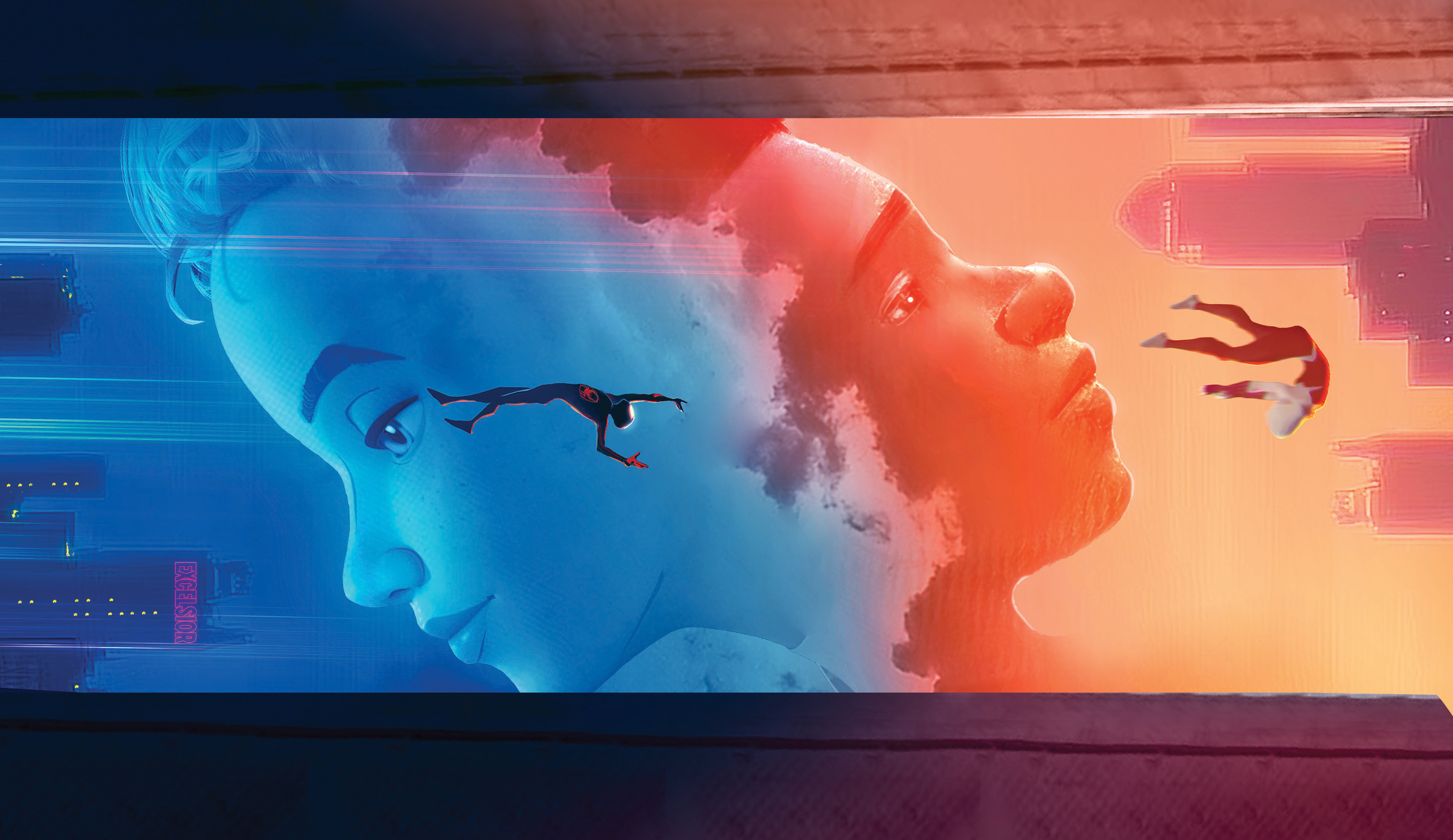 Miles Morales & Gwen Stacy In Across The Spider Verse 8K Wallpaper