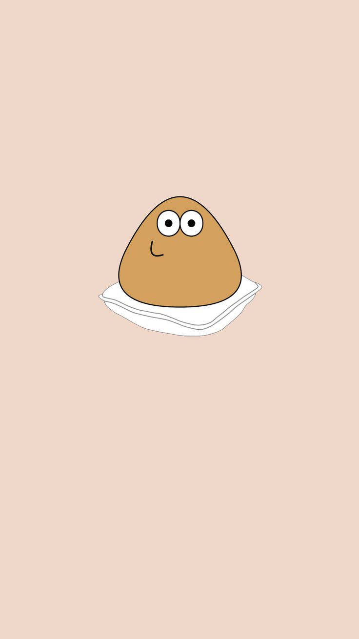 pou wallpaper in brown grey beige