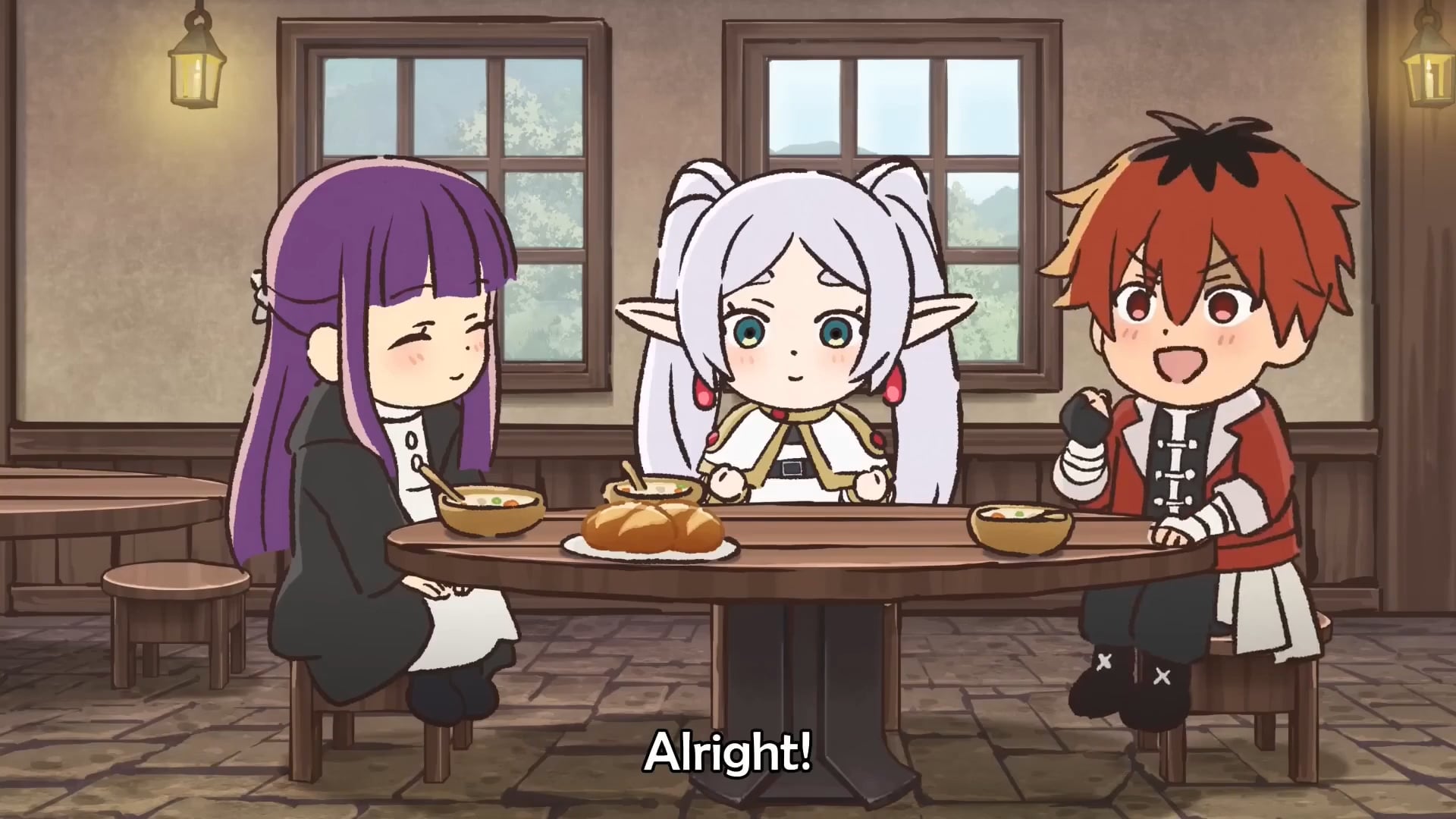 Chibi Frieren episode 11: Magic to remove filth completely from clothes