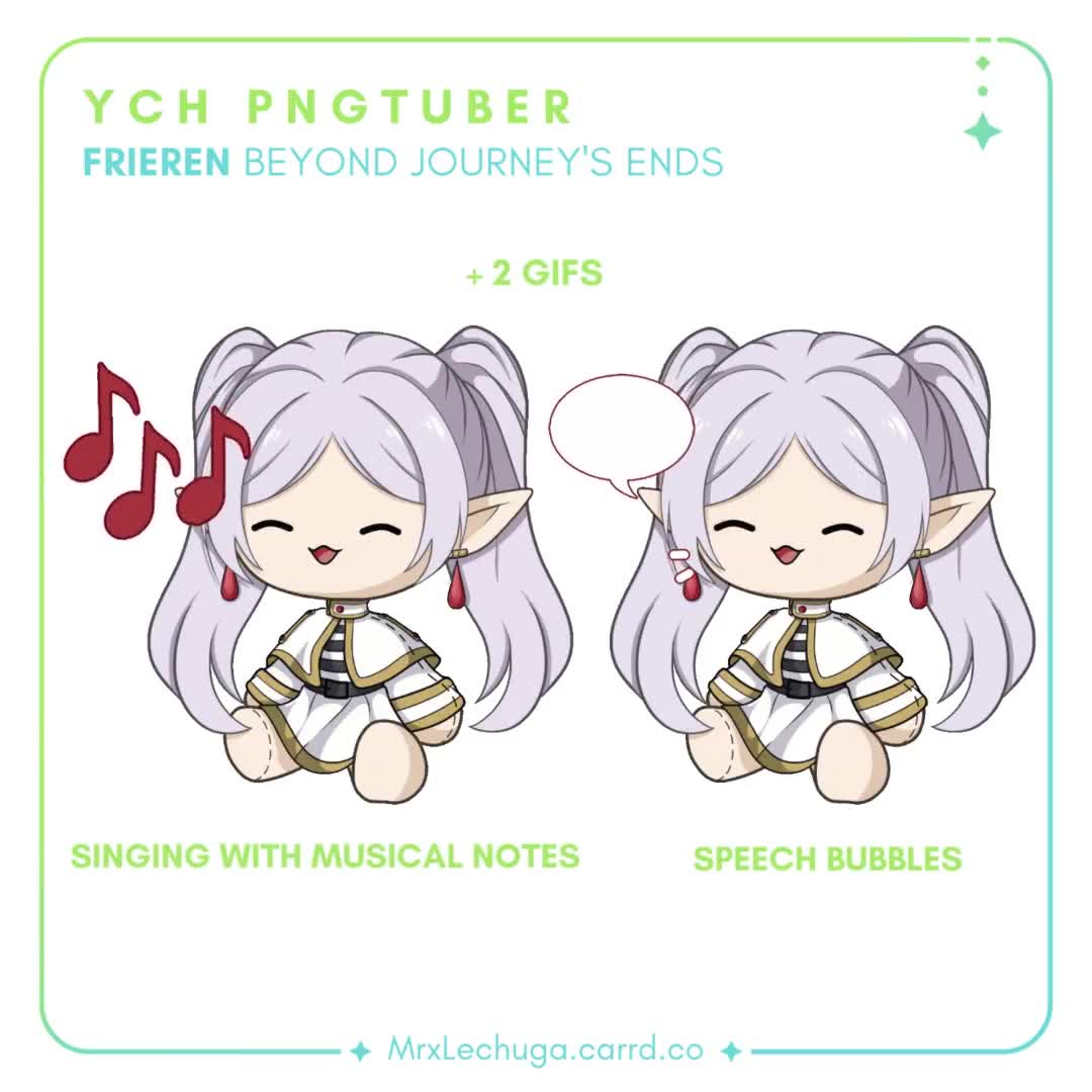 PNGTUBER PLUSH CHIBI Beyond Journey's Ends