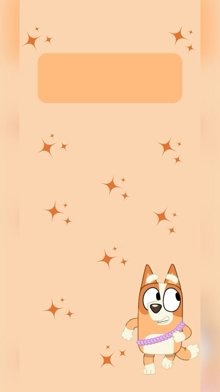 Matching Bingo and Bluey wallpaper