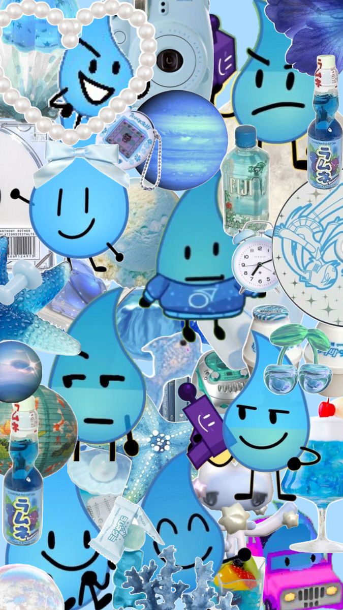 Teardrop wallpaper bfb bfdi. Silly picture, Wallpaper doodle, Cute wallpaper