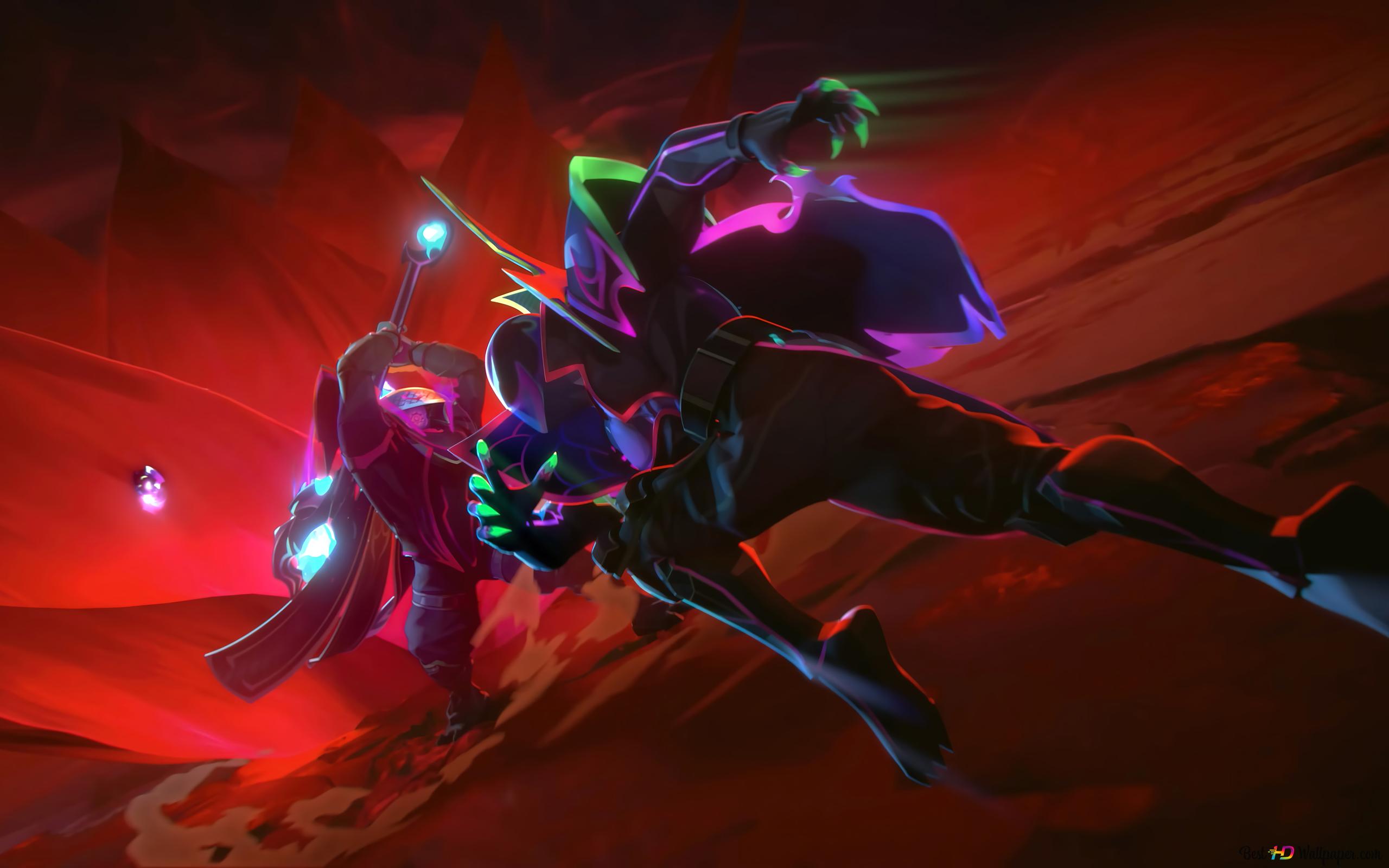 Empyrean 'Pyke Vs. Jax' of Legends (LOL) 4K wallpaper download