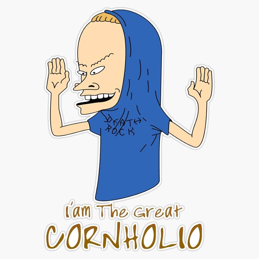 Generic Beavis Butthead Great Cornholio Sticker Decal Bumper Sticker 5 inches