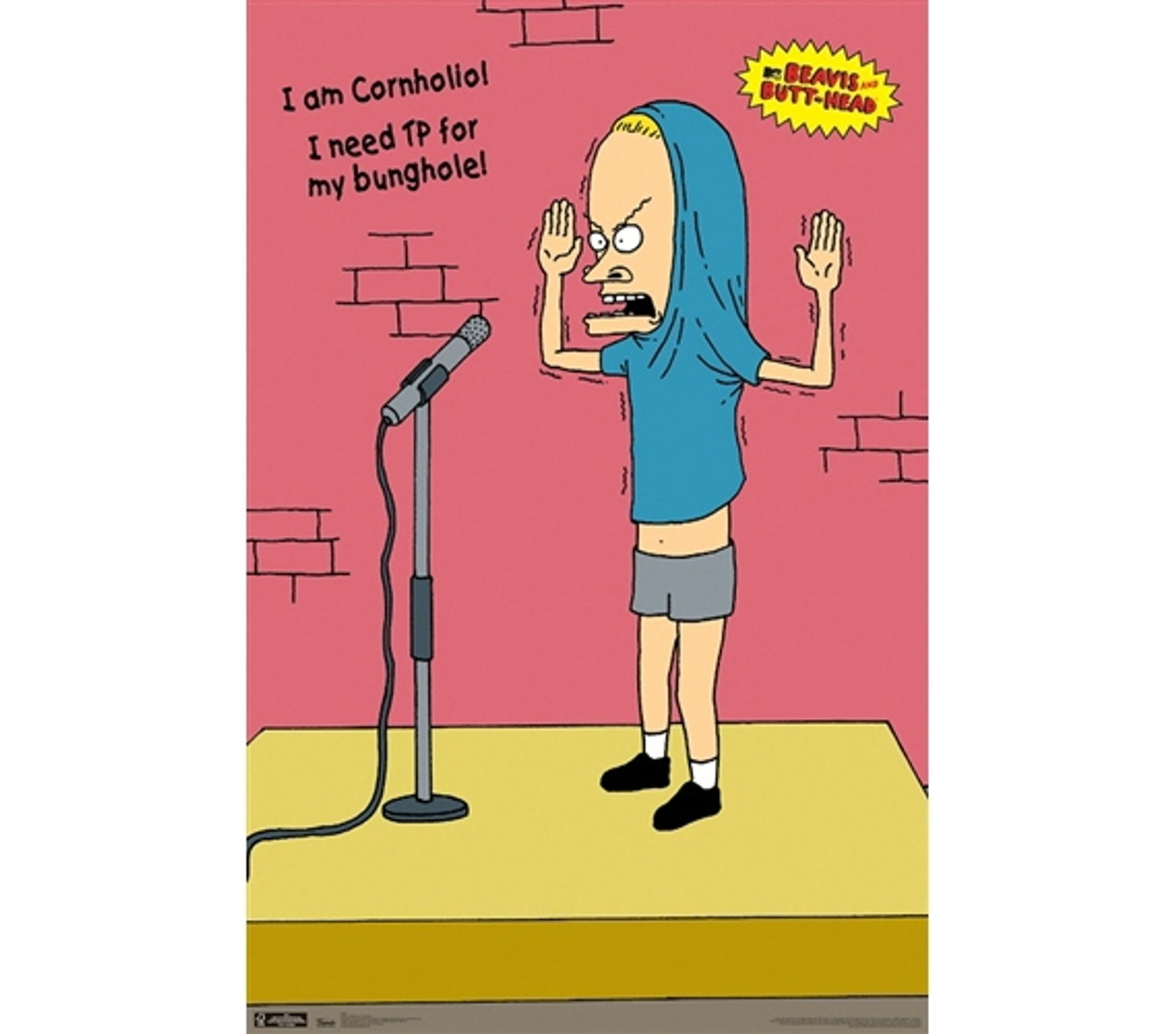 Beavis and Butthead Cornholio Poster