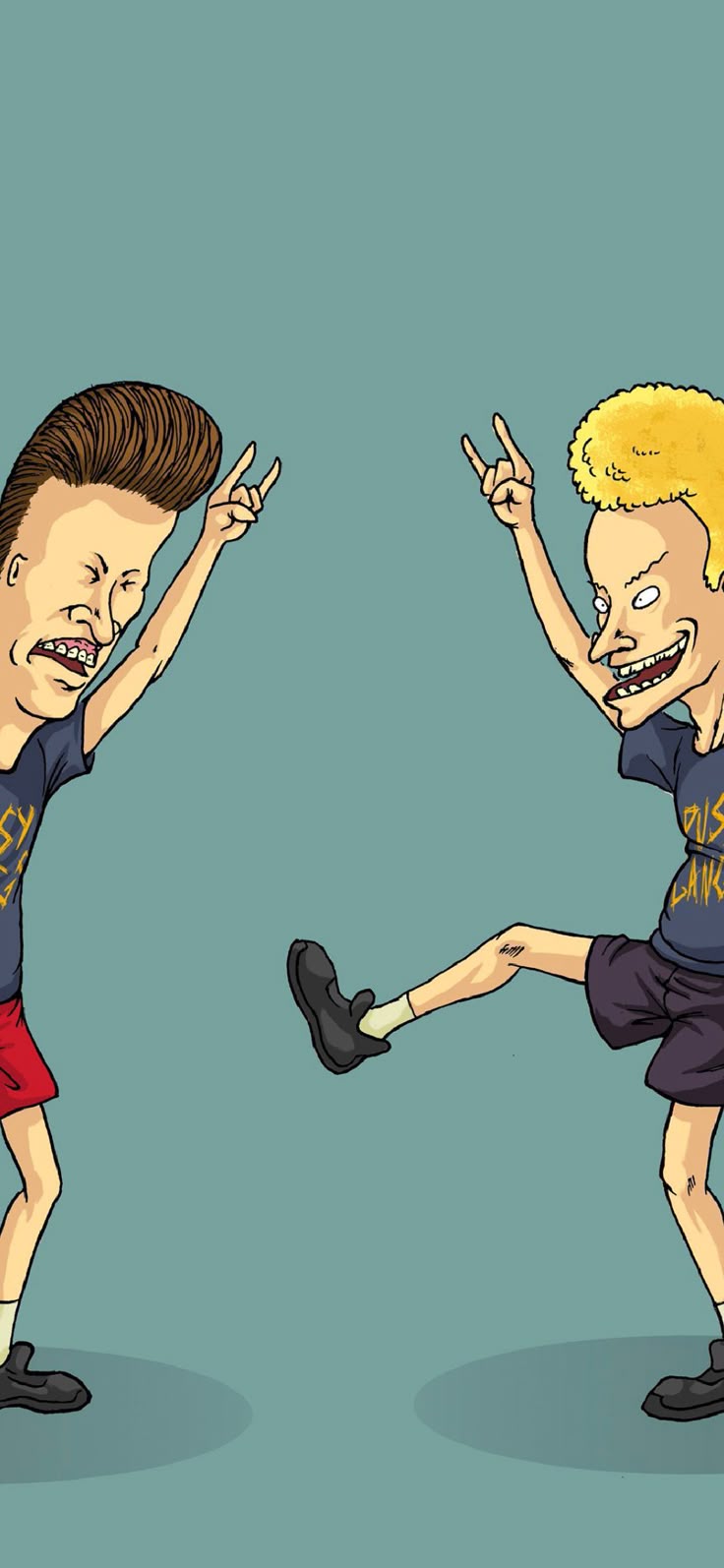 beavis and butt head IPhone X wallpaper