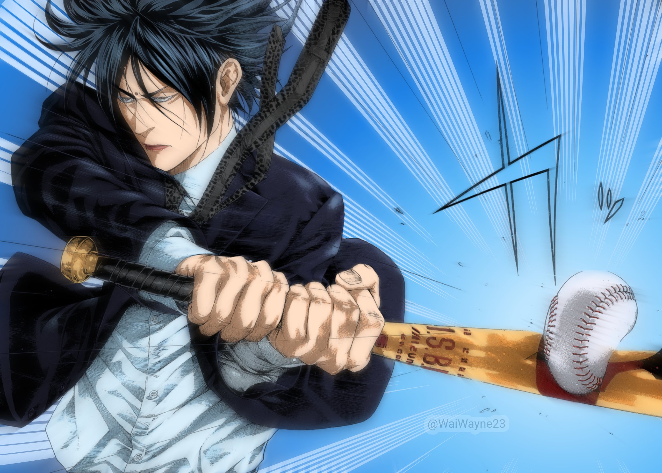 Wai Wayne Souichi from Usogui, colored