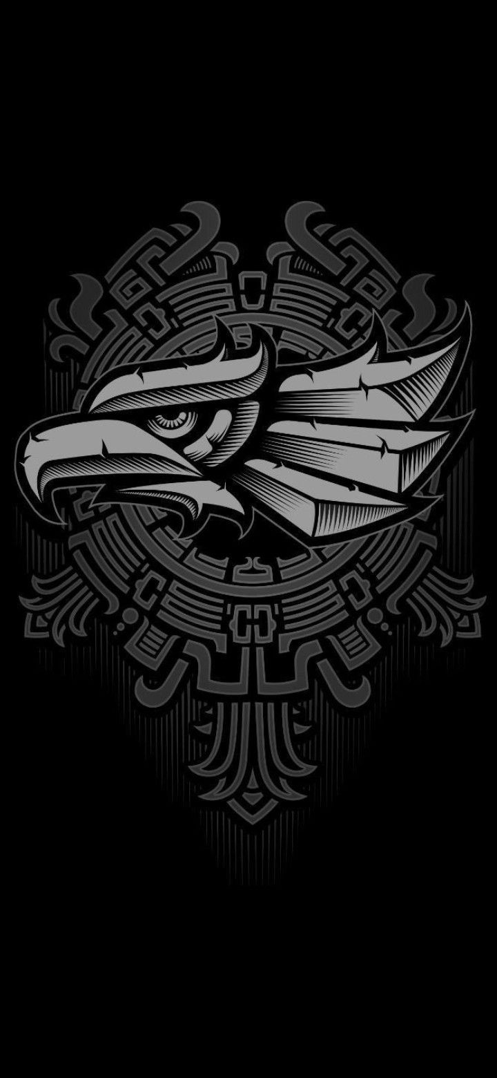 Mexican Art Tattoo: Ornate Aztec Eagle Design