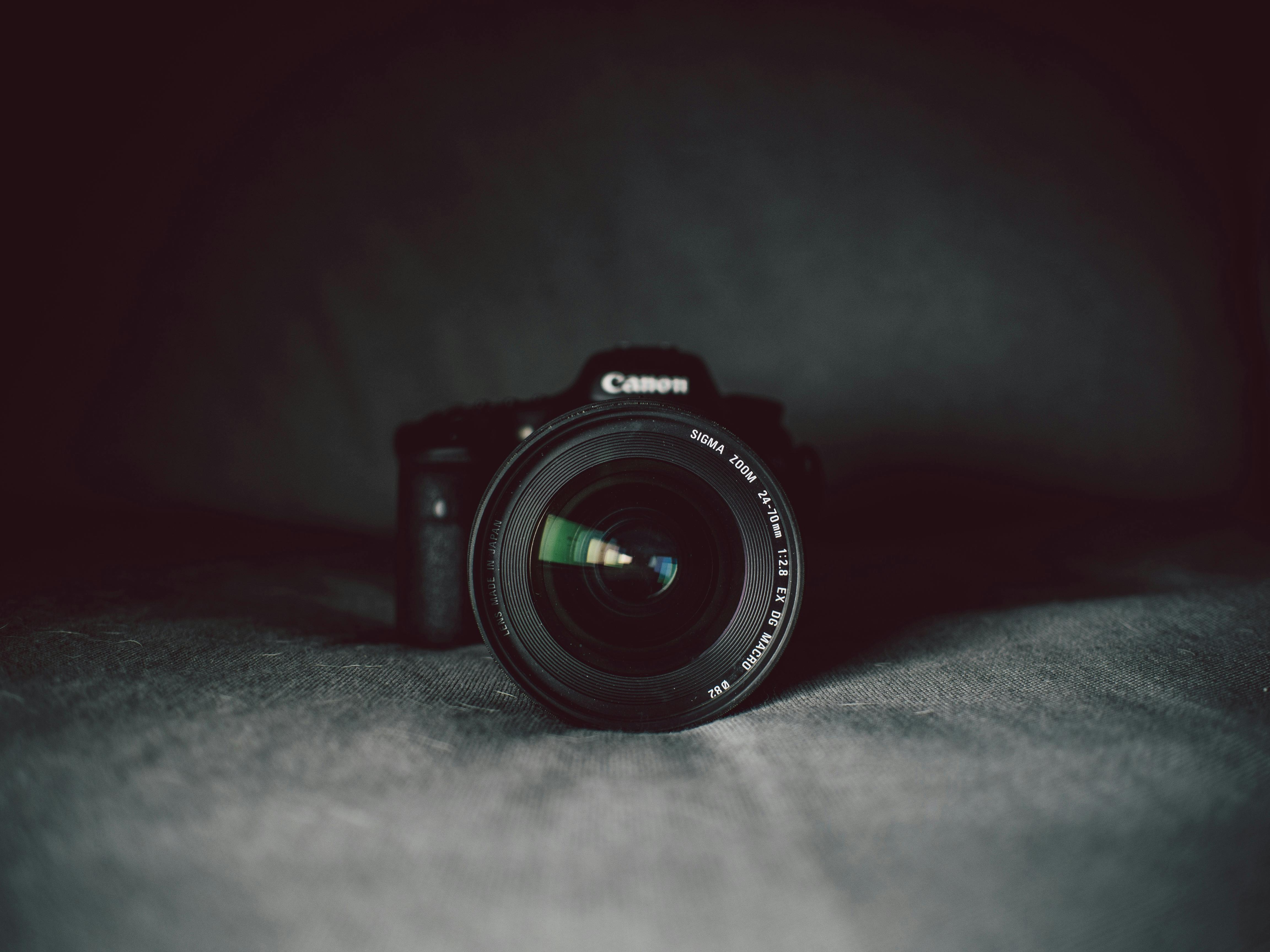 Black Canon Dslr Camera · Free