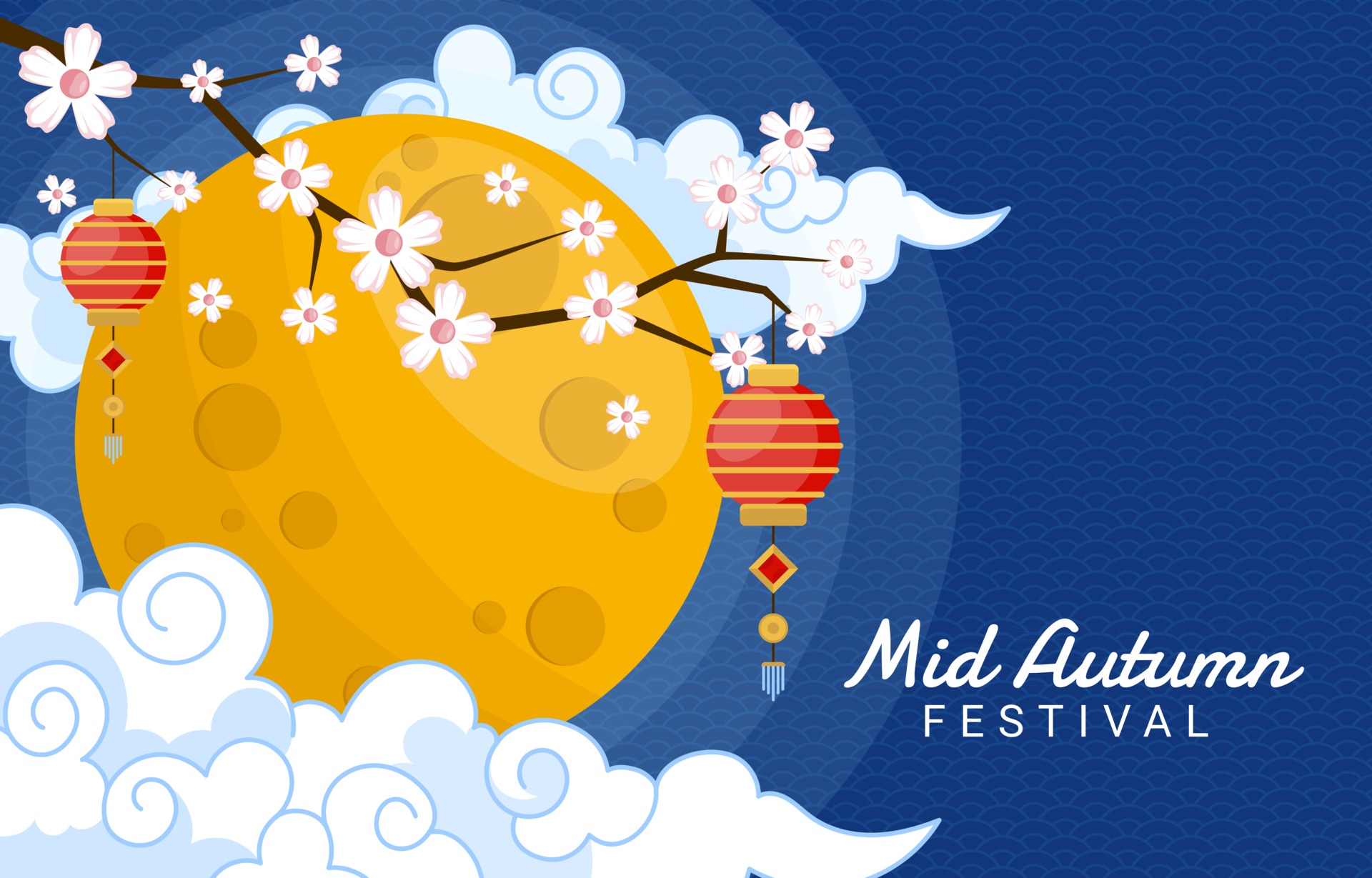 Download Moon Festival Holiday Mid Autumn Festival HD Wallpaper