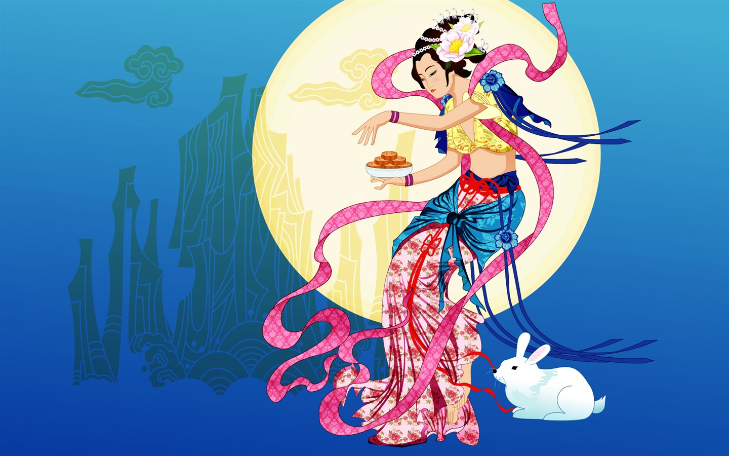 Chang E Flies To The Moon Mid Autumn Festival Special Edition Wallpaper 08