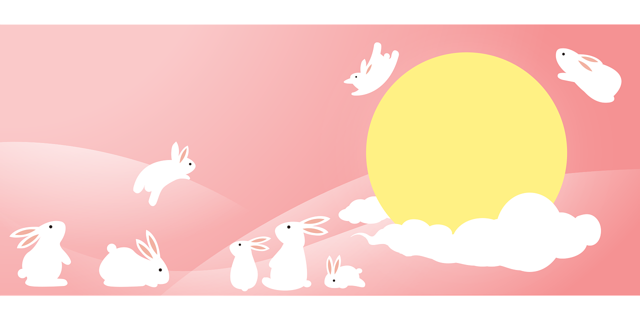 Download Moon Festival Rabbit The Mid Autumn Festival. Royalty Free Vector Graphic