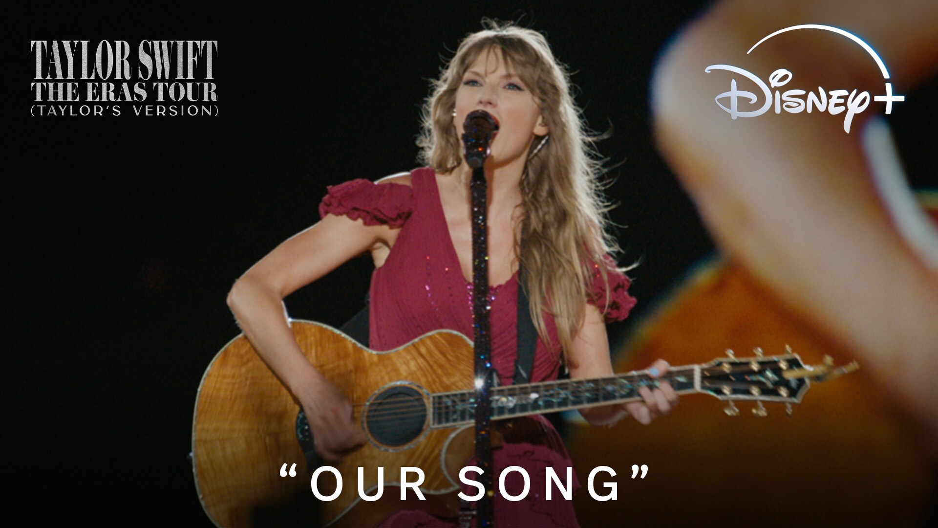 Our Song'. Taylor Swift. The Eras Tour (Taylor's Version). Disney+