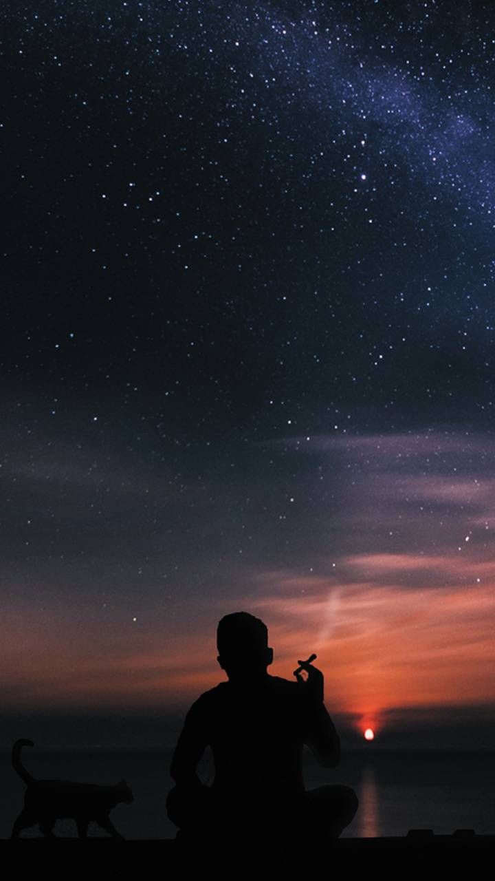 Smoke and Sunset wallpaper