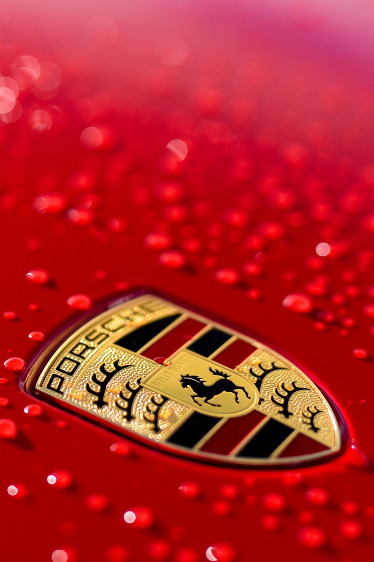 Porsche Logo 4K UHD Wallpaper for UltraHD Desktop and TV, Widescreen and UltraWide Display, Dual Monitor, Smartphone and Tablet Devices