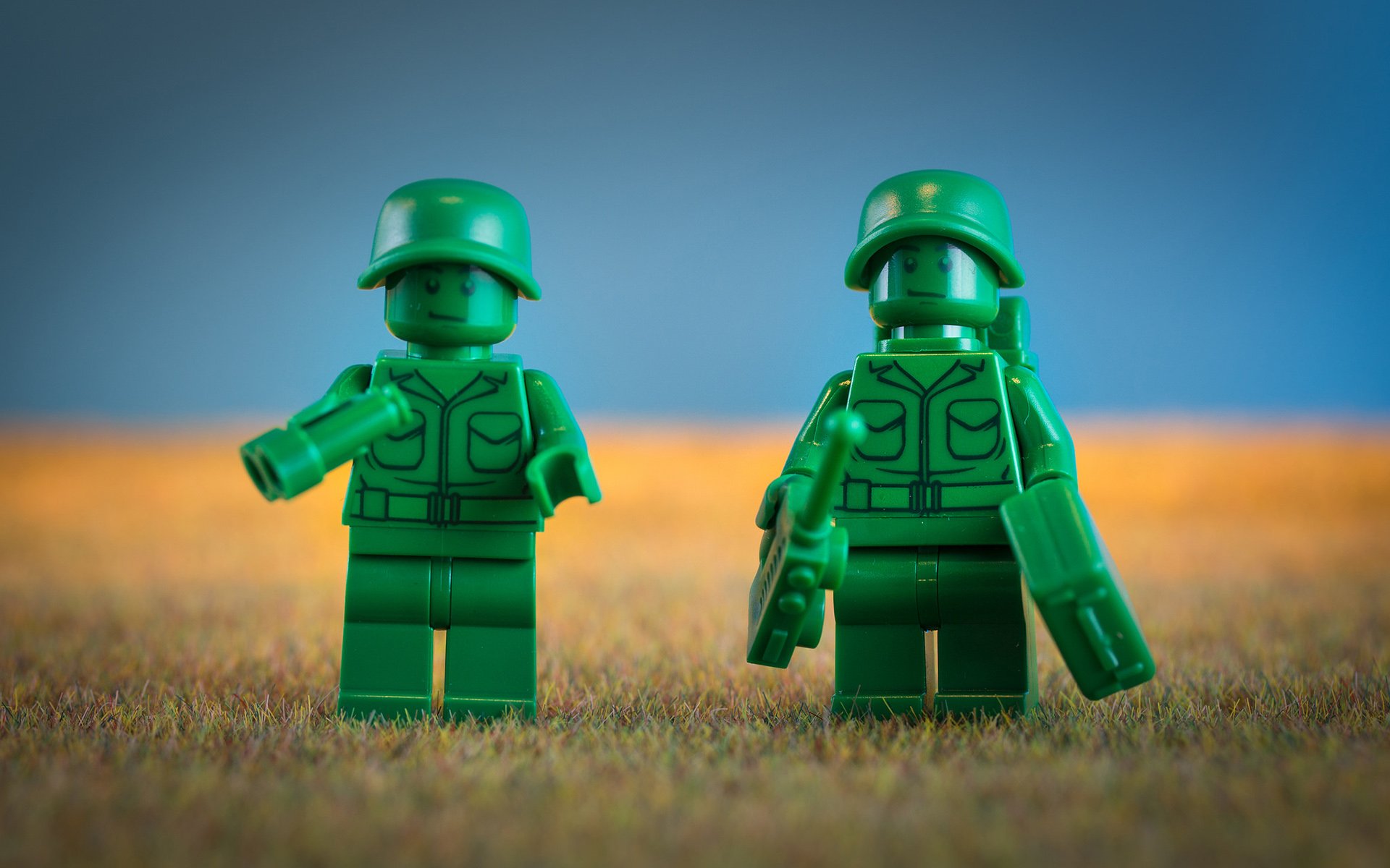 HD Wallpaper: Man Made LEGO Soldiers In Focus
