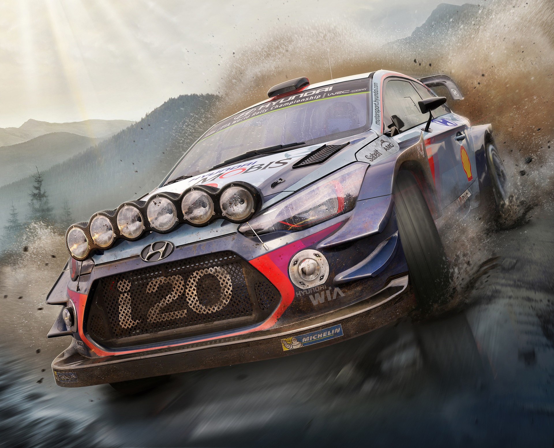 Wallpaper Hyundai i20, WRC 7, BigBen Interactives, Pack Shot for mobile and desktop, section игры, resolution 1920x1555