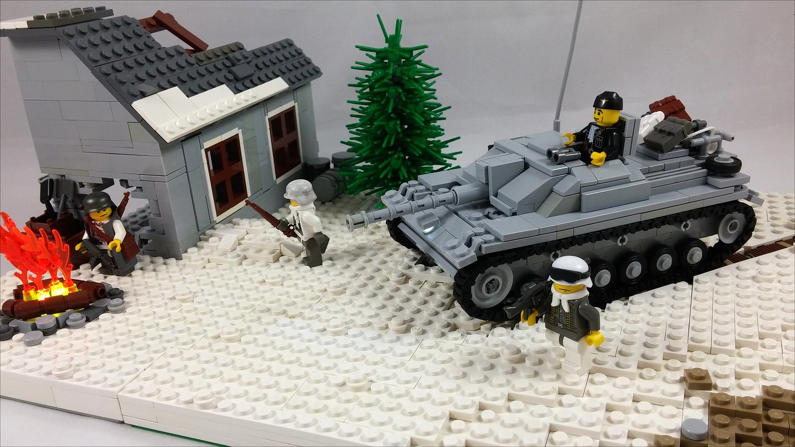 Lego WW2 Lost In The Snow MOC. Check it out on YouTube: w