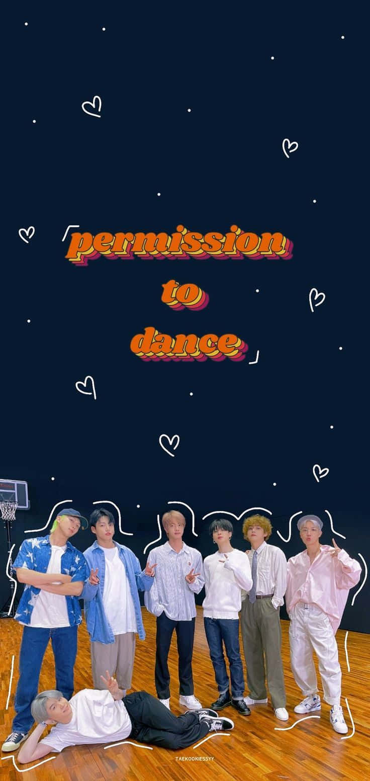 Download The boys of BTS show their skill with Permission to Dance Wallpaper