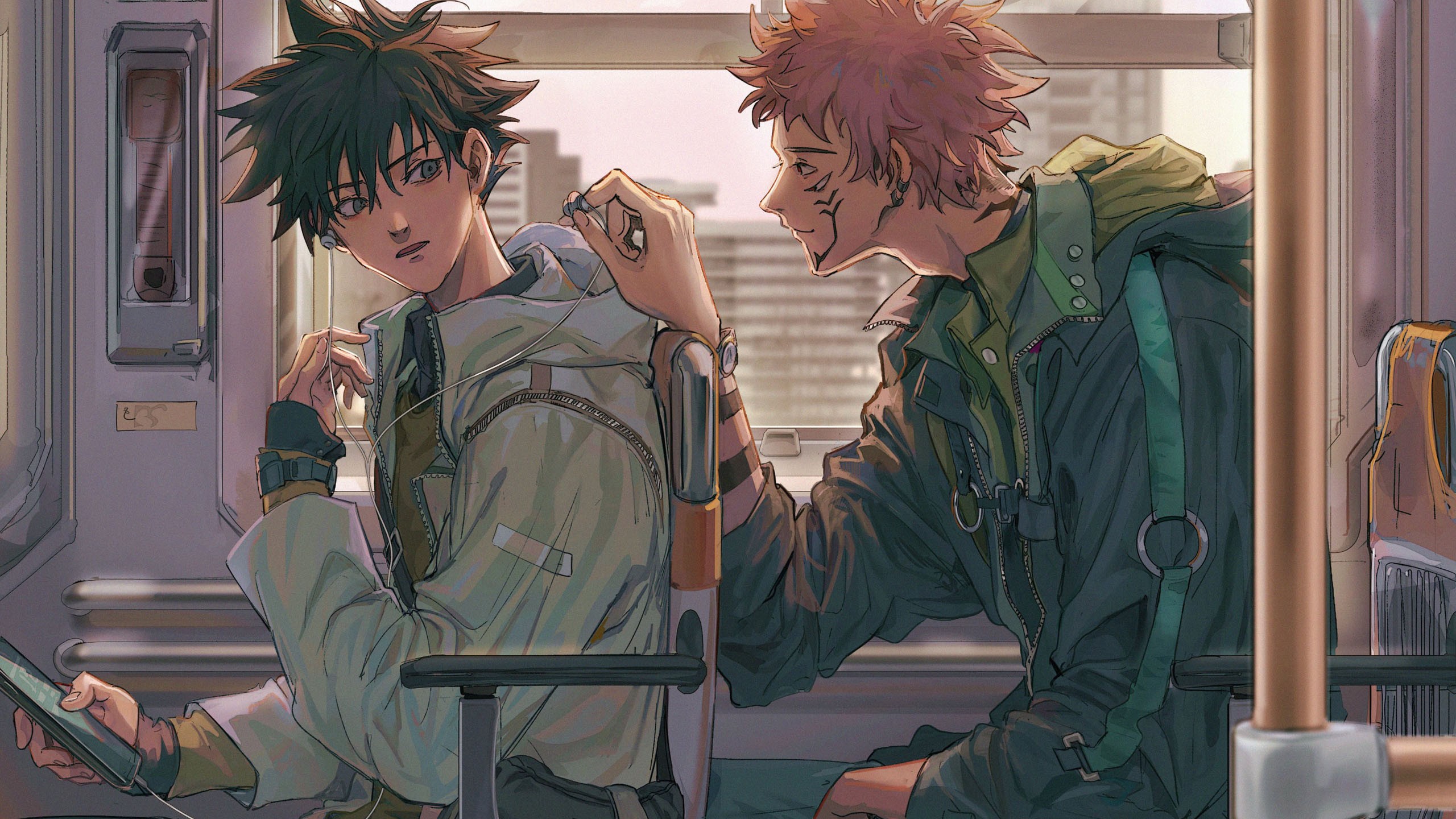 Megumi Fushiguro Sukuna HD Jujutsu Kaisen Wallpaper