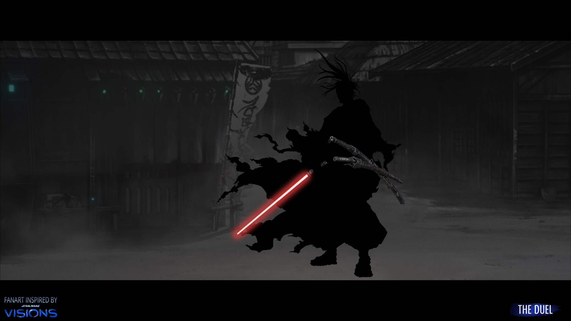 Star Wars Visions, The Duel's Lightsaber Display