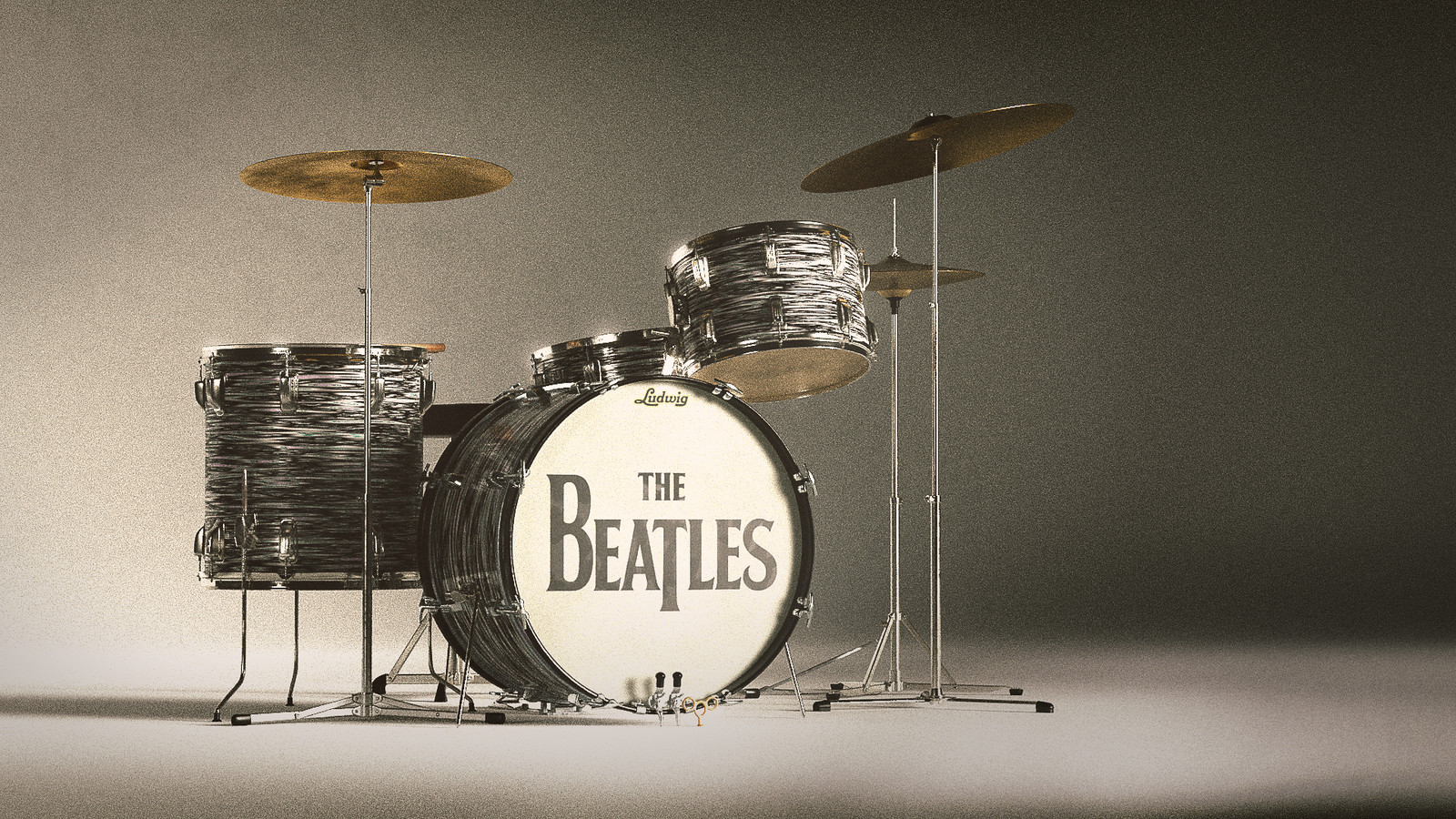 Taylor Cooper Beatles Oyster Black Pearl Drum Kit