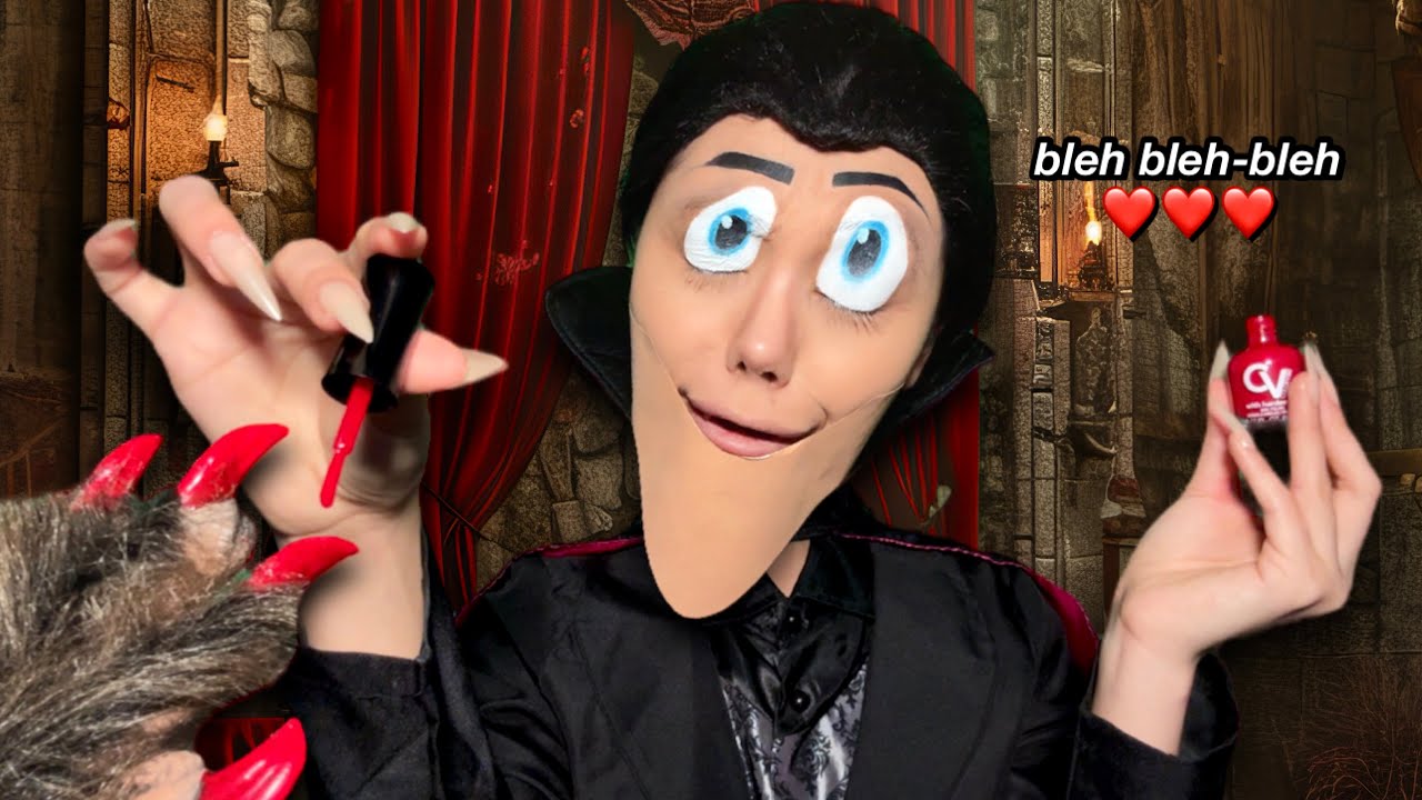 ASMR Count Dracula does your nails