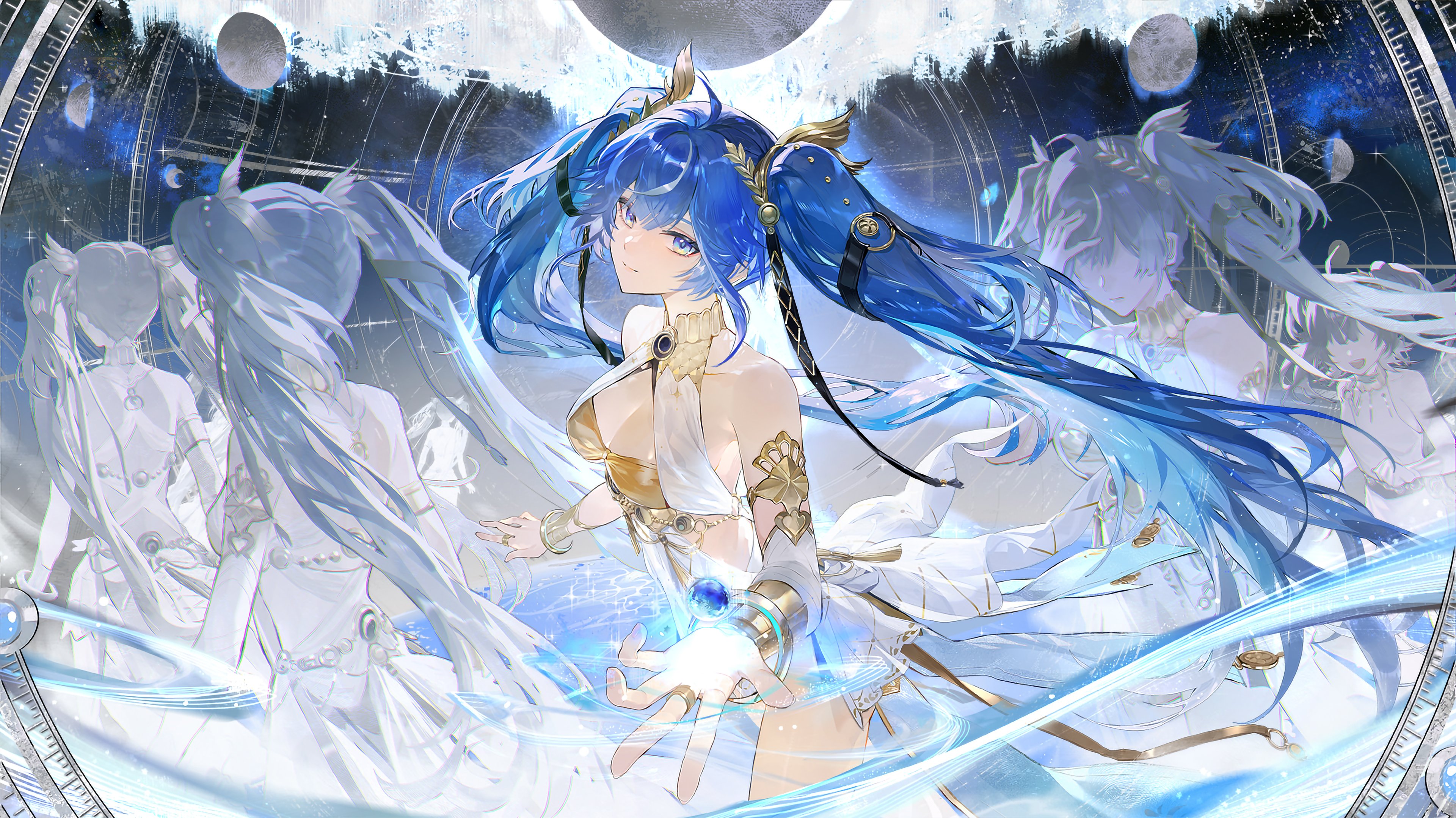 Kiriyume Iuno 4k Wallpaper! The various Iunos aligning to the moon cycles is so cool