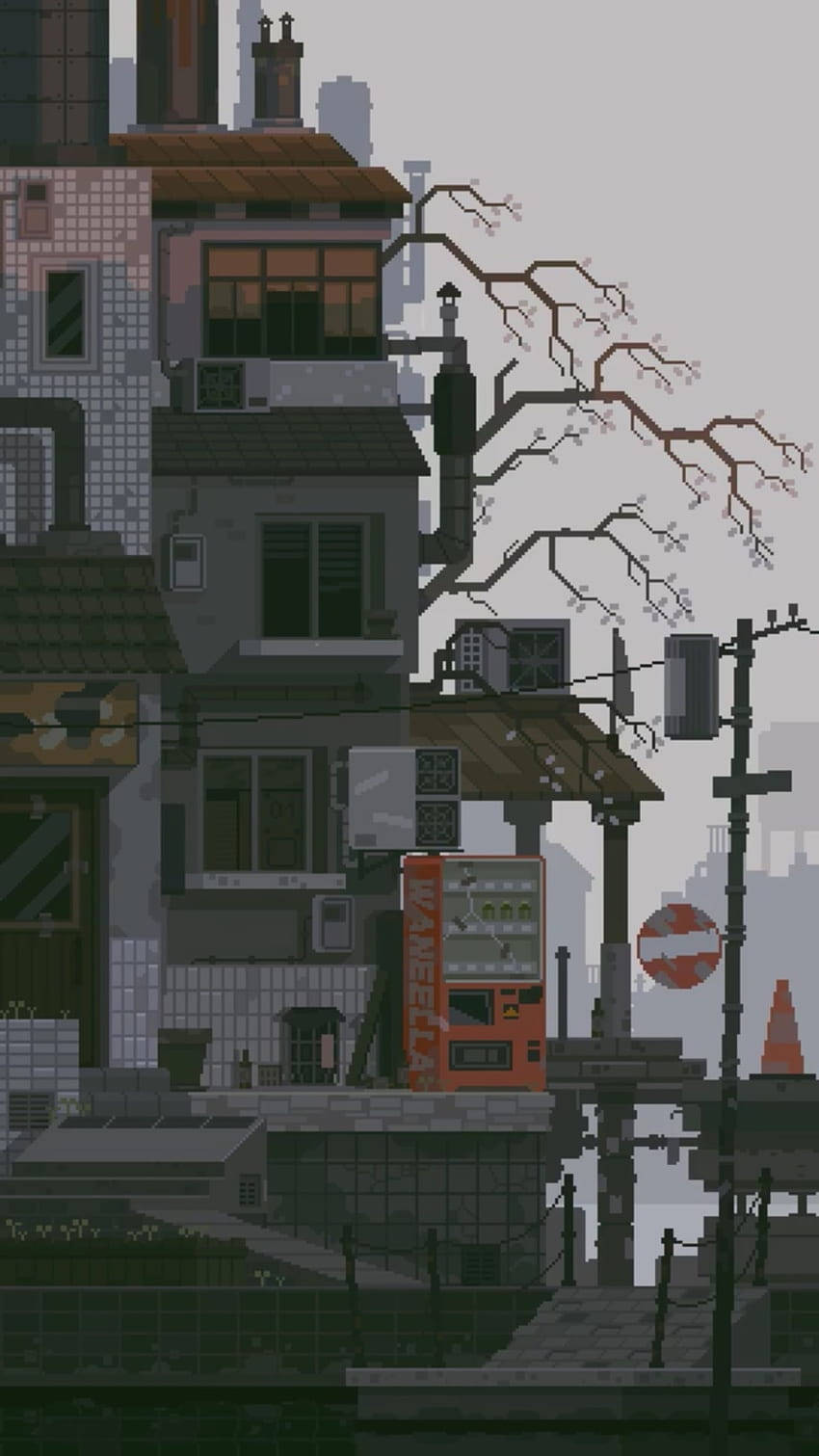 Download Escape to 8 Bit Japan Wallpaper