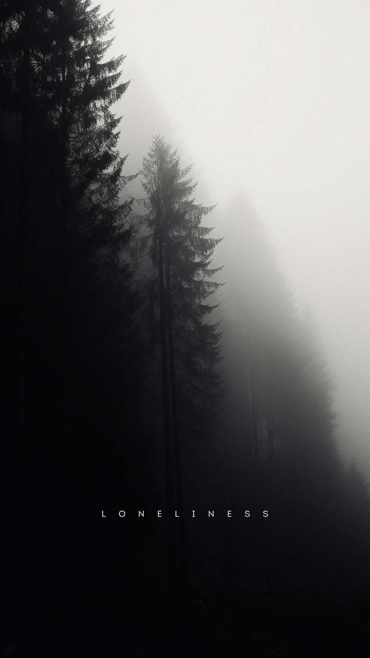 LONELINESS iPhone Wallpaper 4K