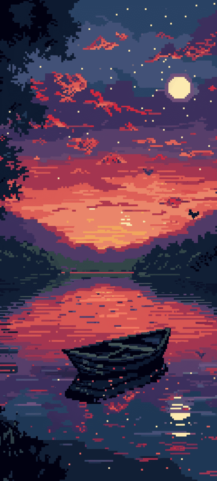 Incredibly Stunning Pixel Art Phone Wallpaper Made