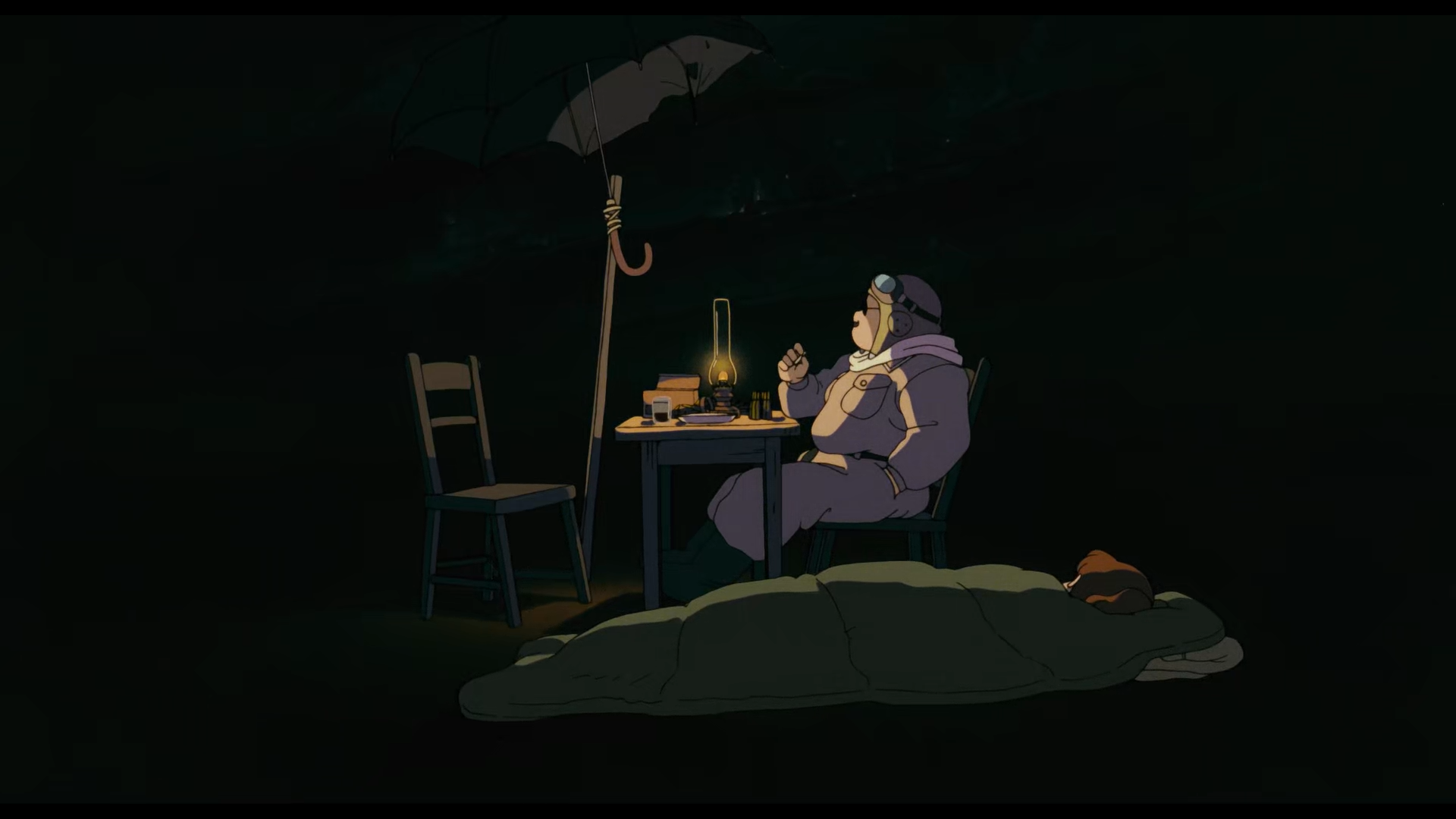 Porco Rosso Night Scene