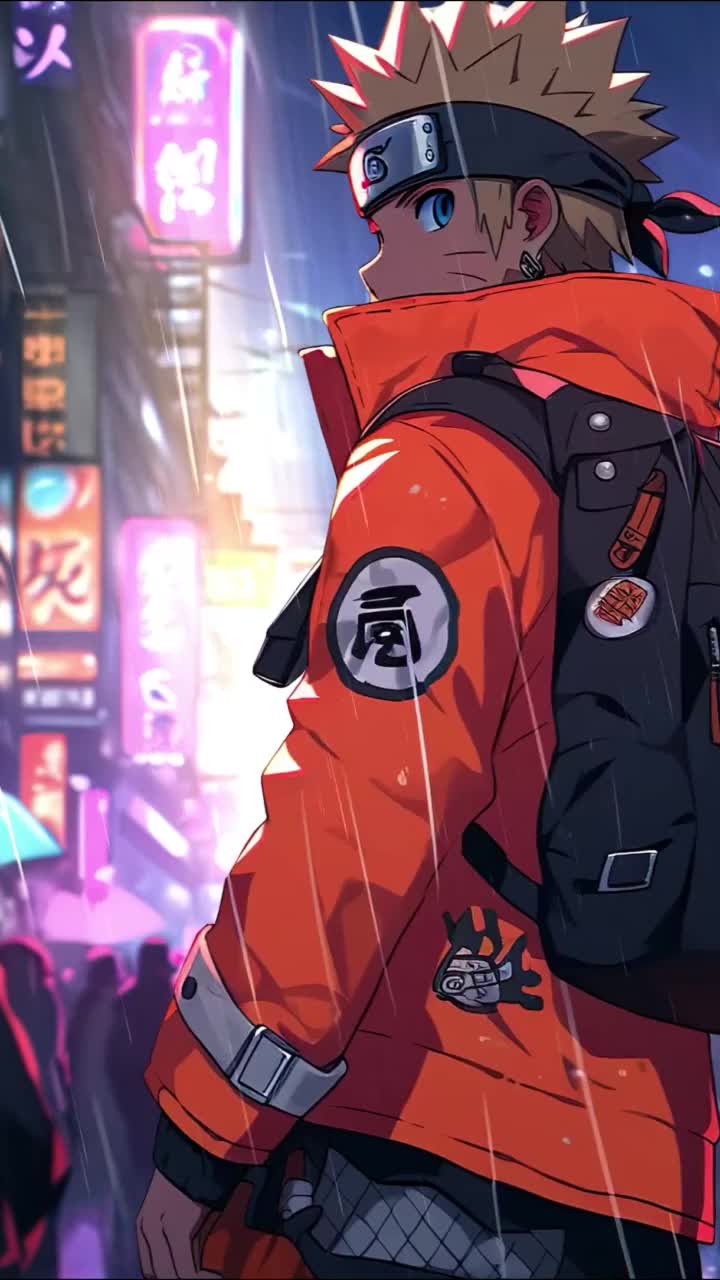 Naruto Cyberpunk Mobile Live Wallpaper