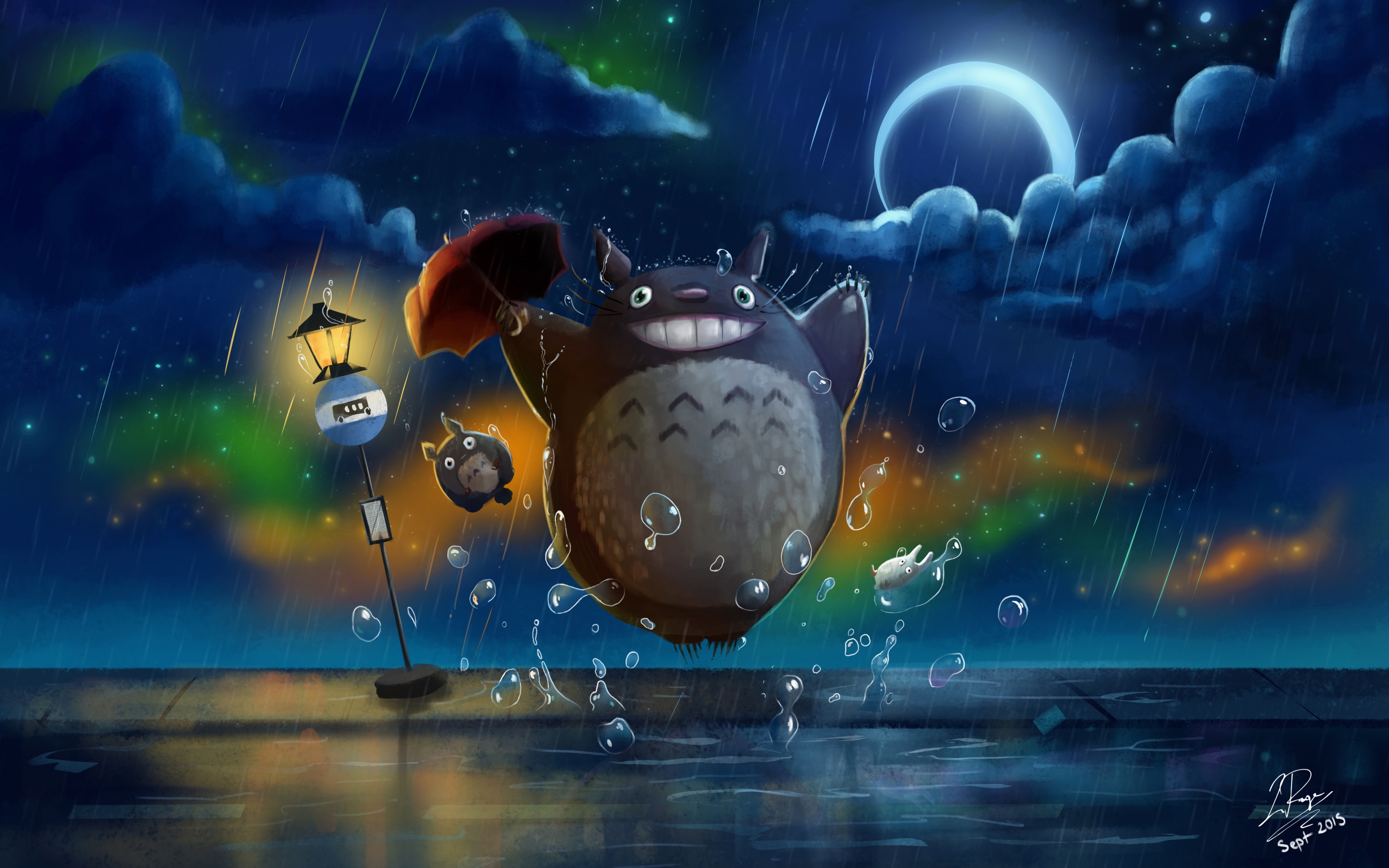 My Neighbor Totoro Wallpaper 4K, Tonari no Totoro