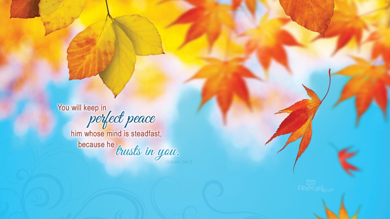 Isaiah 26:3 Verses and Scripture Wallpaper for Phone or Computer