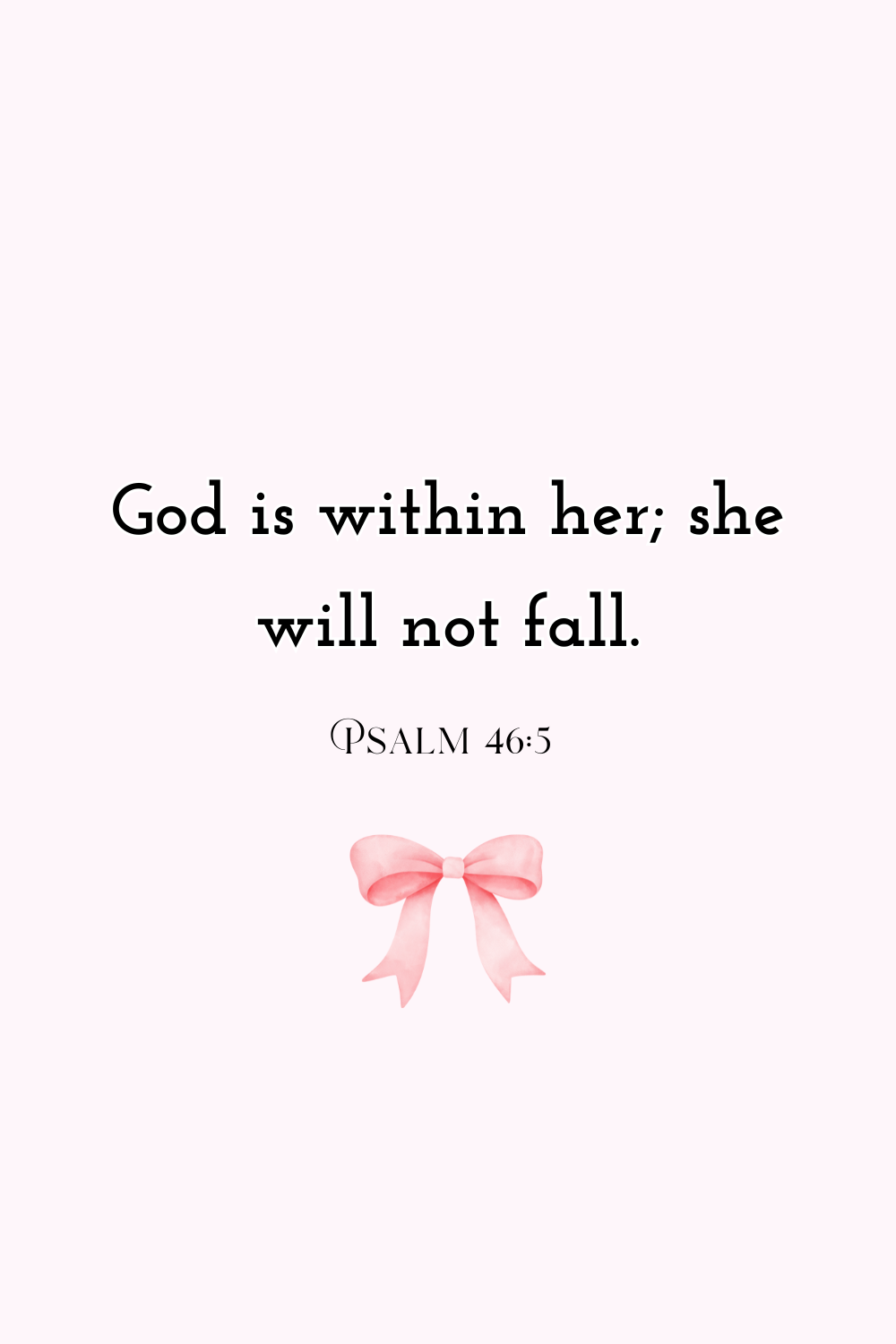 Bible Verse Wallpaper (Pink Aesthetic)