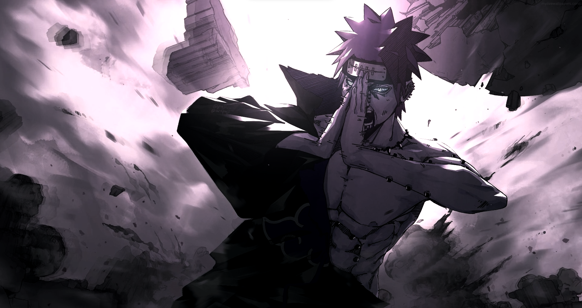 Wallpaper Pain Naruto, Nagato, Sasuke Uchiha, Naruto Uzumaki, Itachi Uchiha, Background Free Image