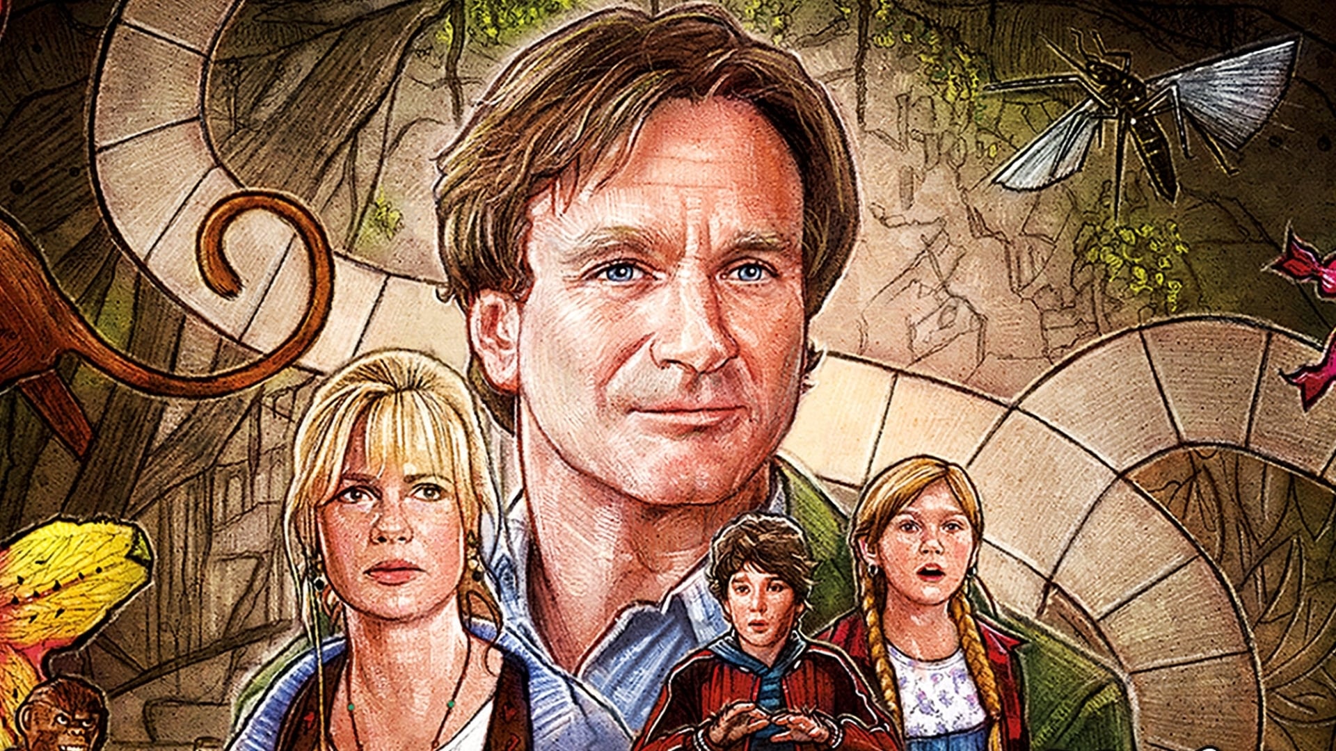 Download Kirsten Dunst Robin Williams Movie Jumanji HD Wallpaper
