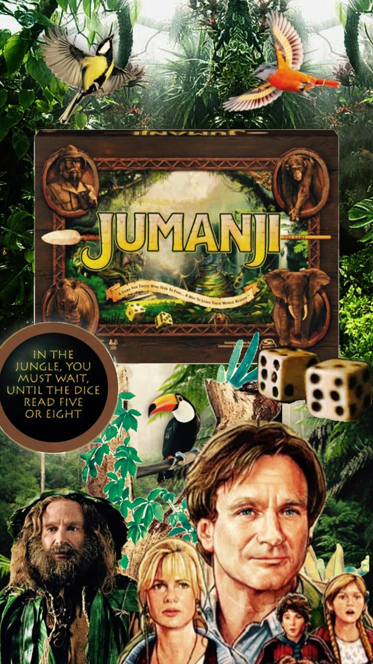 jumanji #movies #movie #jungle #nature #boardgames #aesthetic #wallpaper # #fyp s. Jumanji movie, Adventure movie