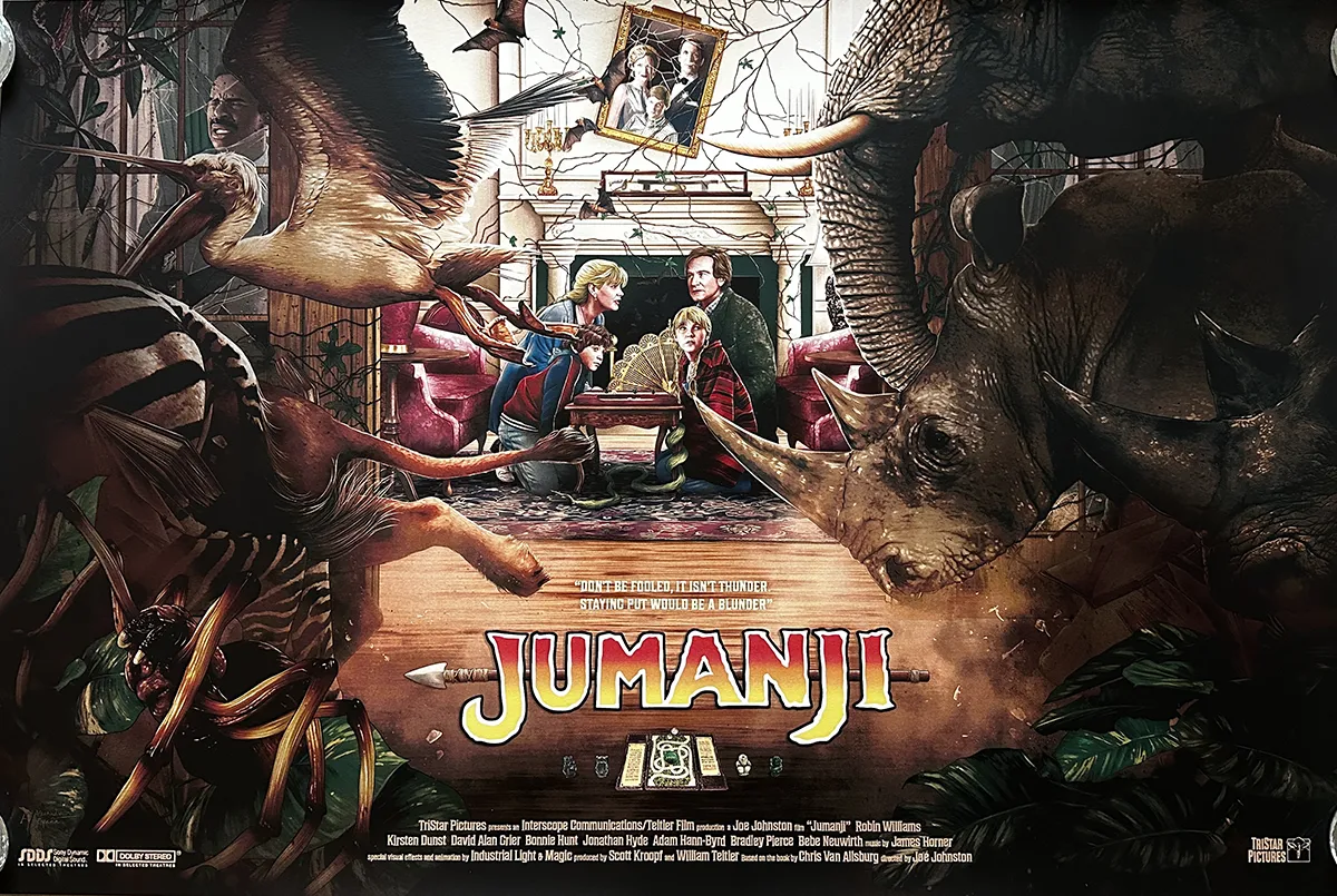 Jumanji by Alexandra España Movie Poster