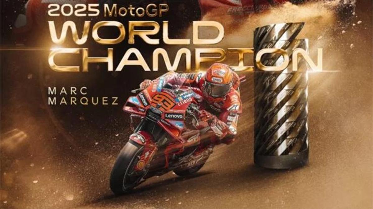 2025 Moto GP season champion Marc Marquez