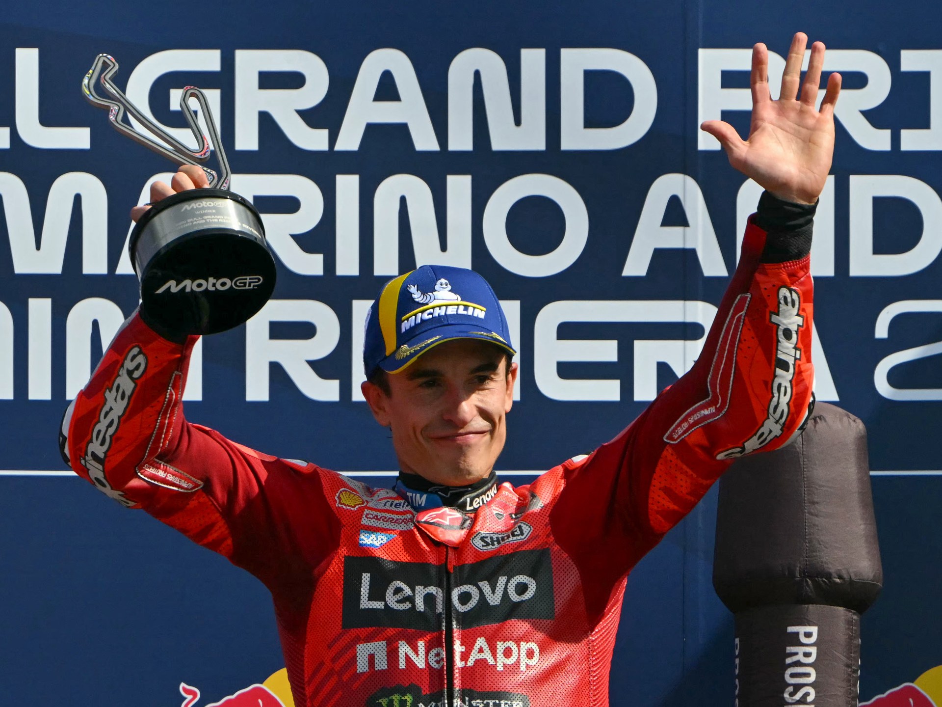 Marc Marquez wins San Marino MotoGP to close in on world championship title