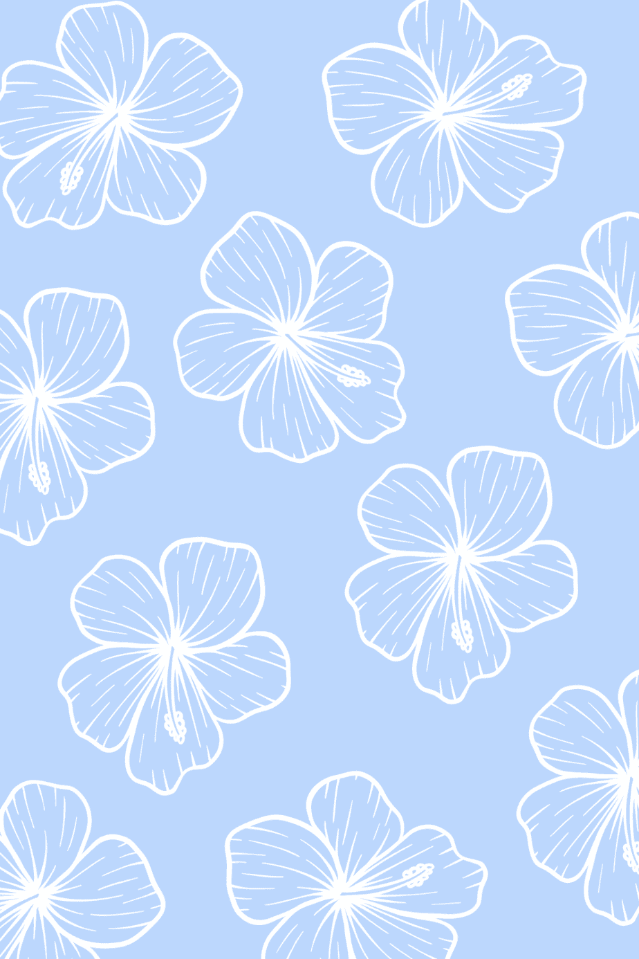 Hibiscus Digital Download Wall Art Life Journal