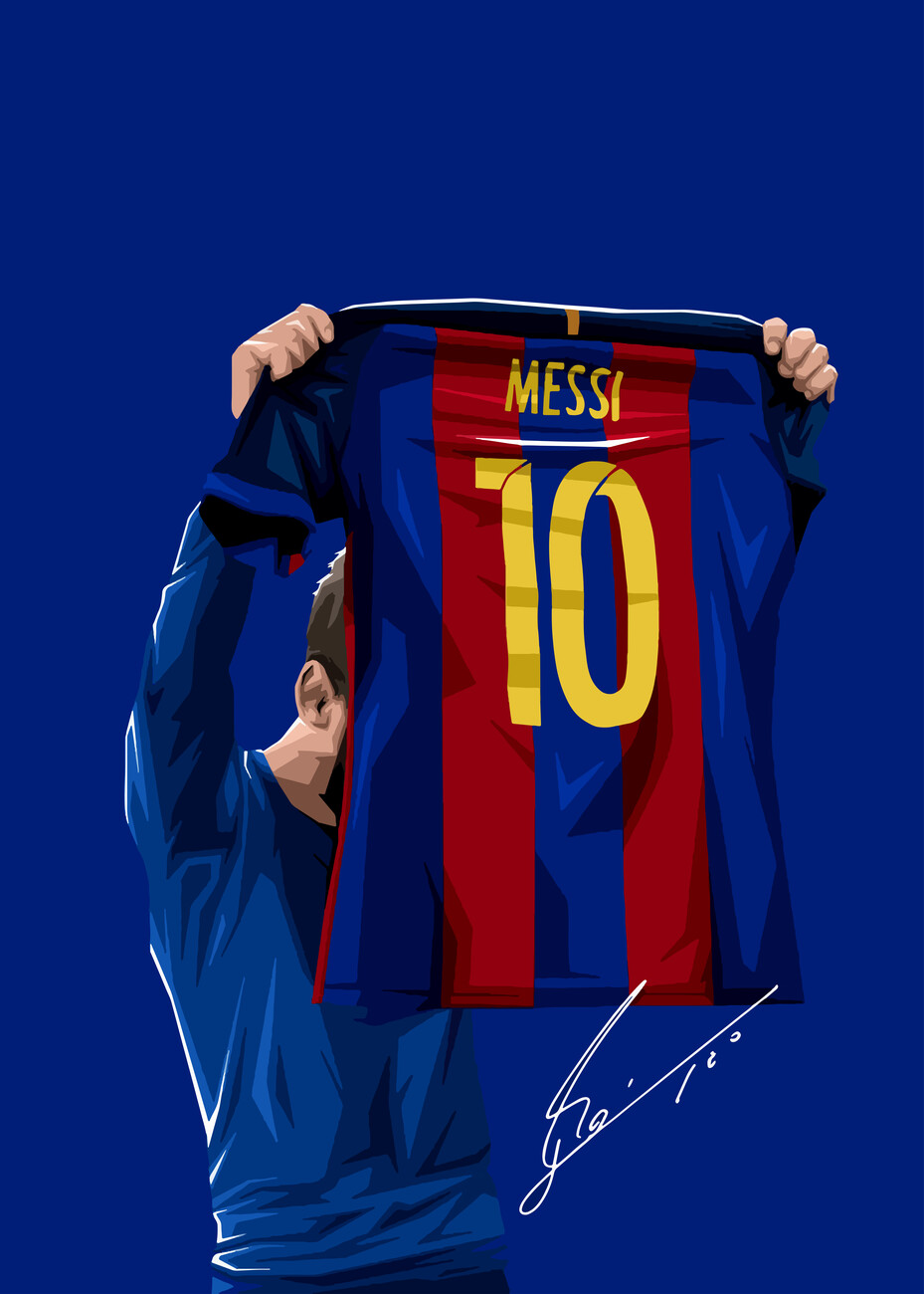 T Shirt Drawing Art Lionel Messi Jersey Illustration Poster. Tips For Original Gifts