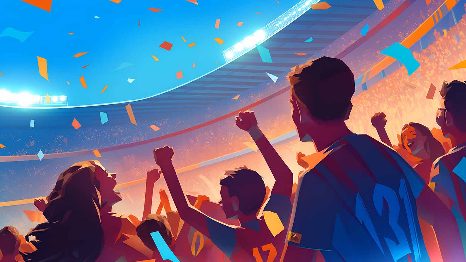 Free Barcelona FC Fans Celebrating Desktop Wallpaper 4K