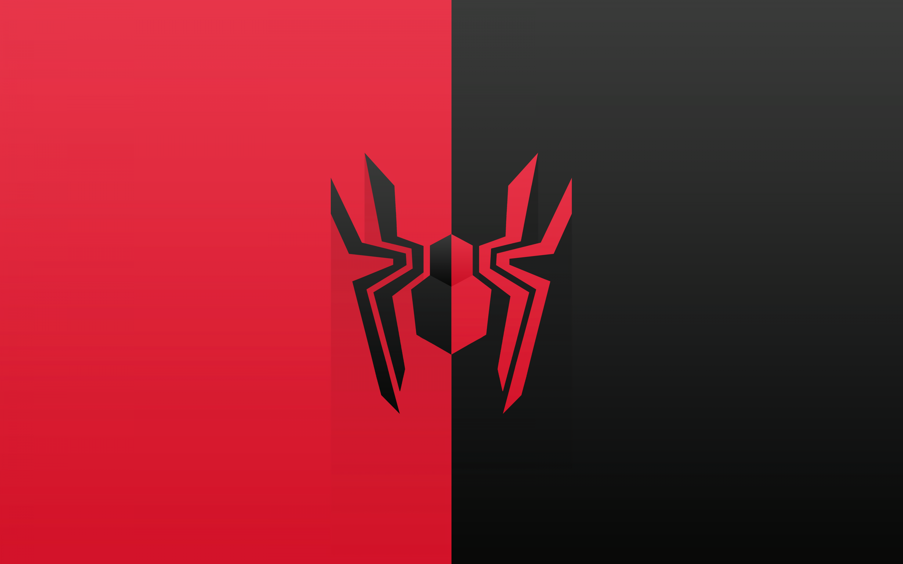 Spider Man Logo Minimalist 8K Wallpaper