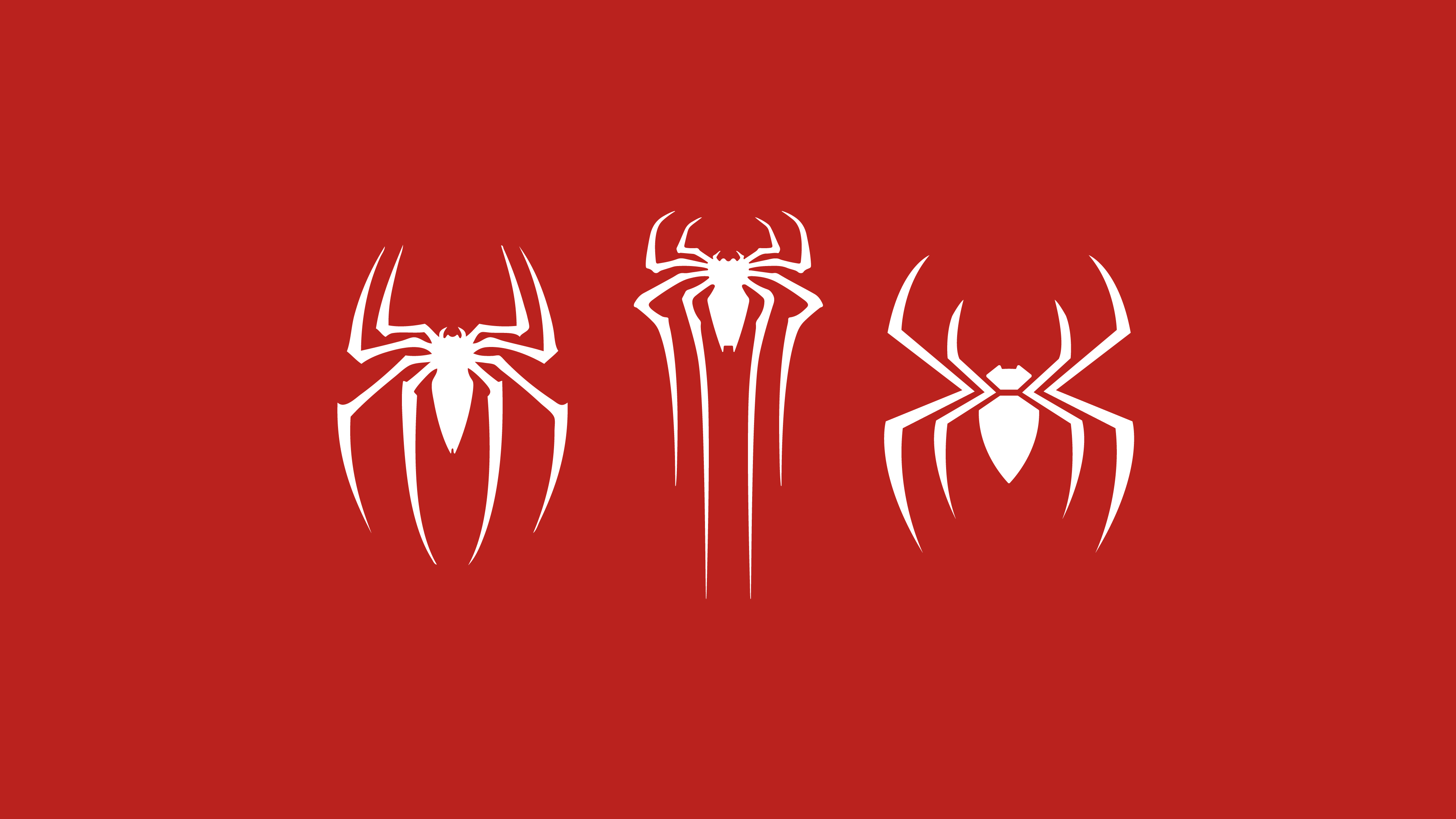 Cinematic Spider Man Logos (3840x2160)