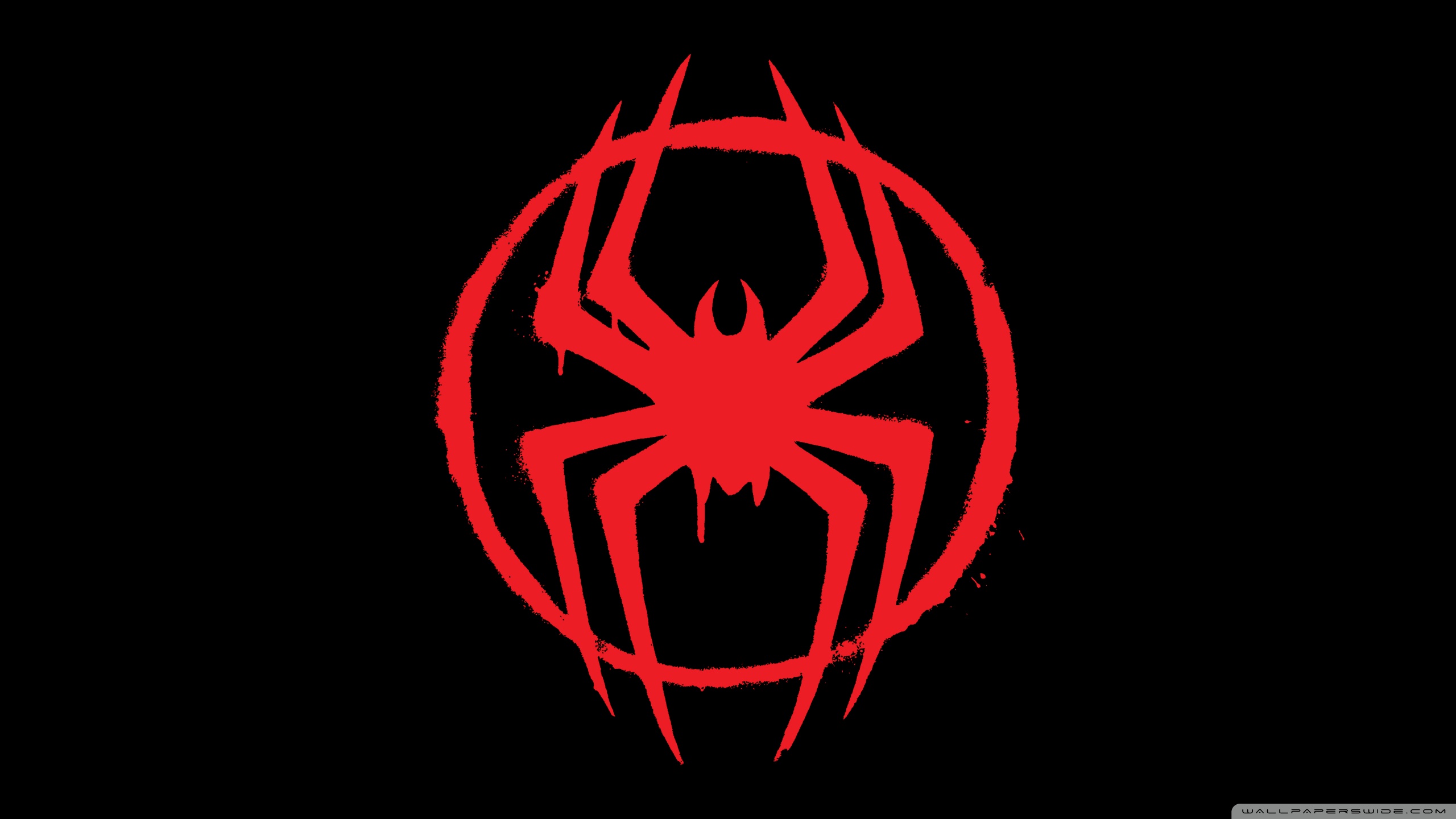 Spider Man Across The Spider Verse Logo 4K UHD Wallpaper For UltraHD Desktop And TV, Widescreen And UltraWide Display, Smartphone And Tablet Devices